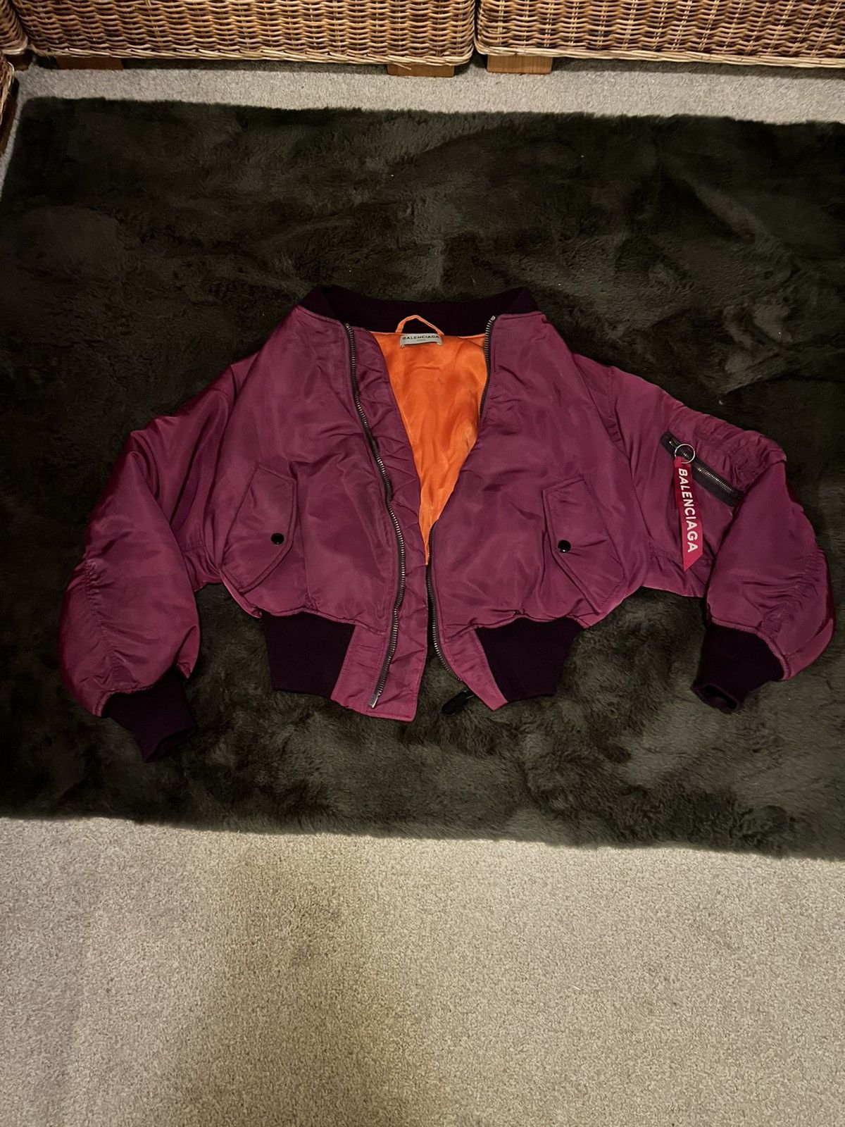 Balenciaga 2016 Balenciaga Bomber Jacket Size US S / EU 44-46 / 1 - 8 Thumbnail