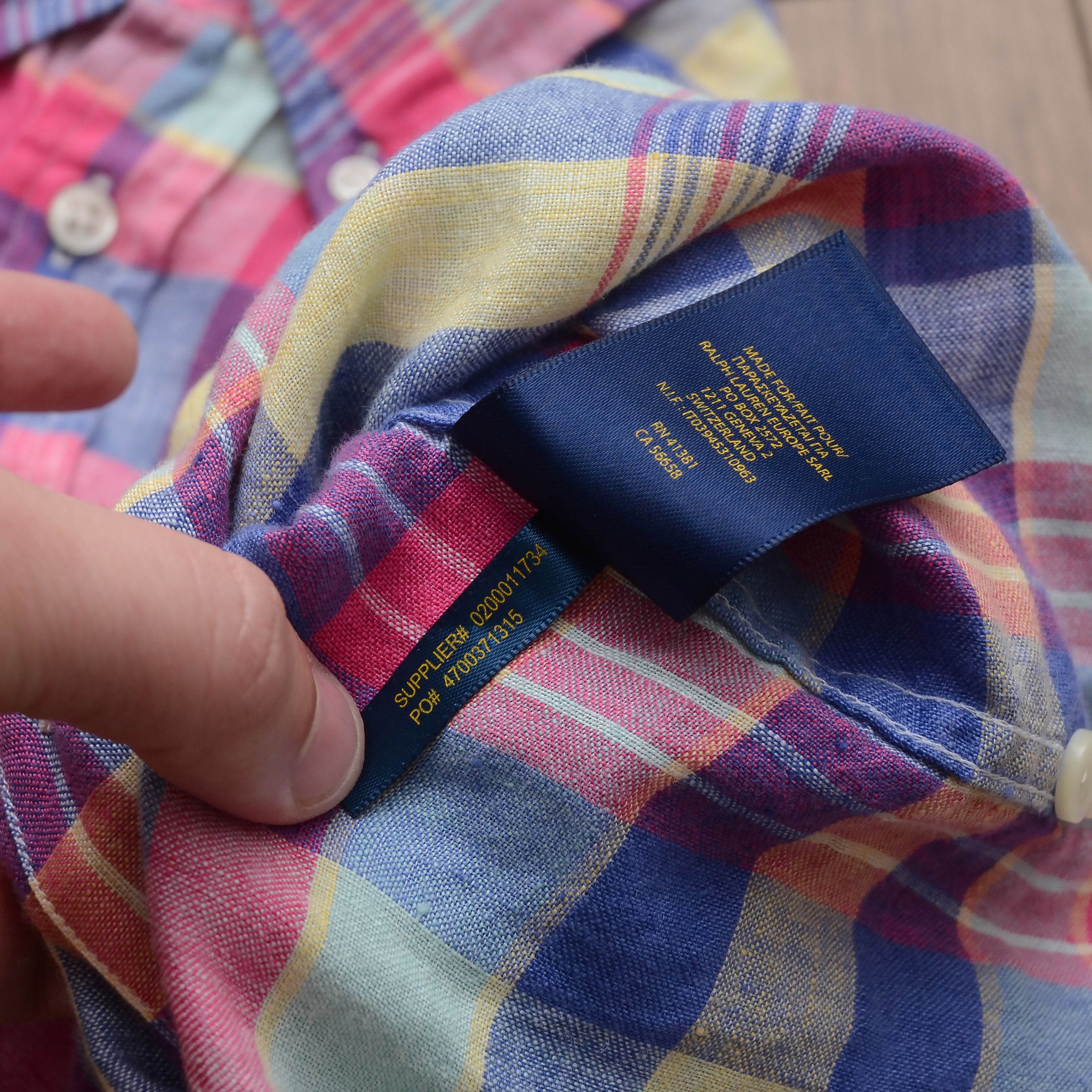 Ralph Lauren Ralph Lauren 100% Linen Checked Shirt Pink Multicolor Size S Size S / US 4 / IT 40 - 15 Thumbnail