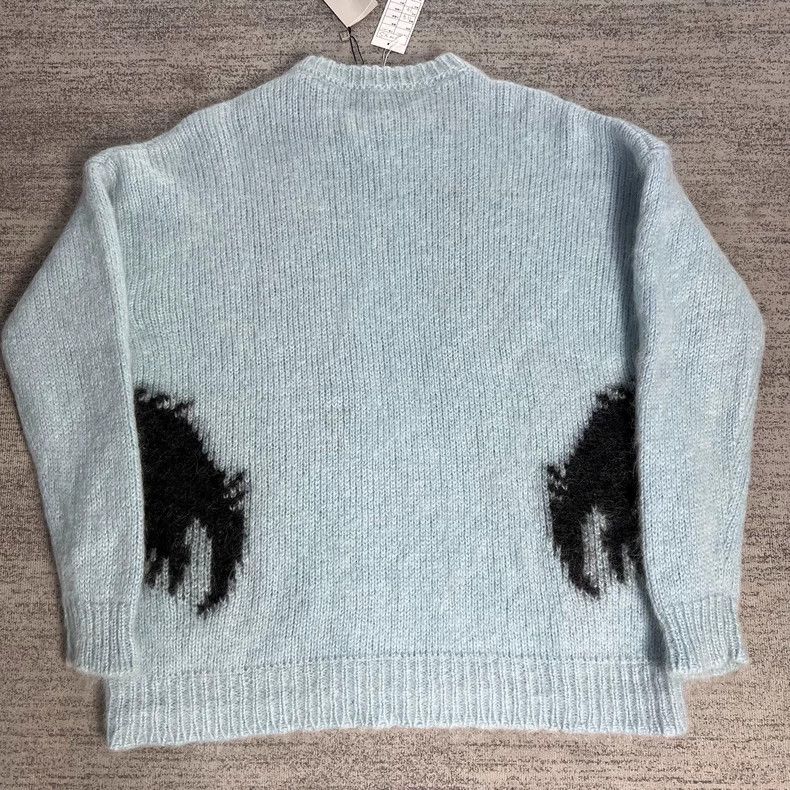 Loewe LOEWE Smog blue rooster wool horse hair sweater Size XS / US 0-2 / IT 36-38 - 2 Thumbnail
