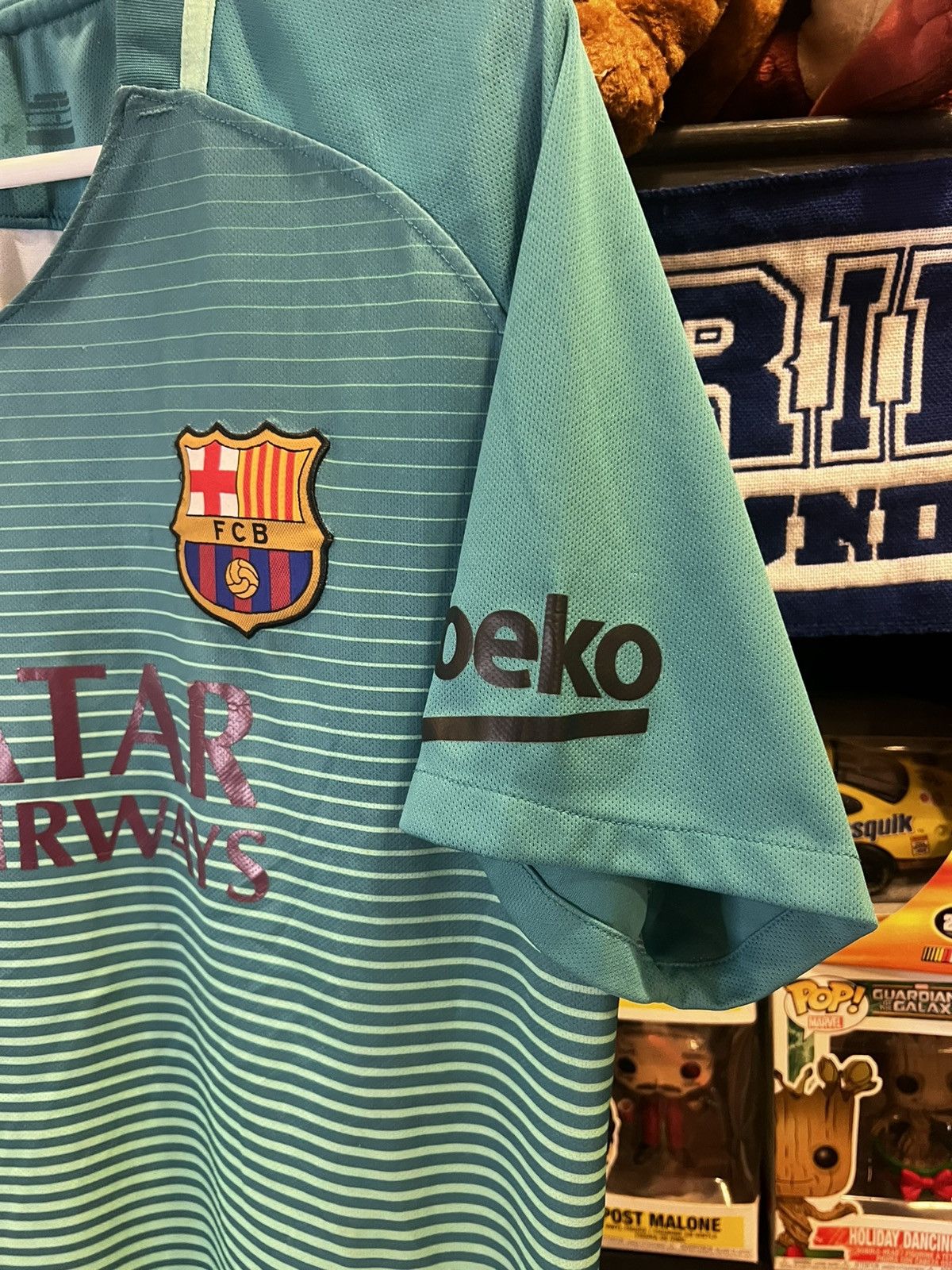 Nike Nike FC Barcelona 2016-2017 3rd Soccer Jersey Size US L / EU 52-54 / 3 - 2 Thumbnail