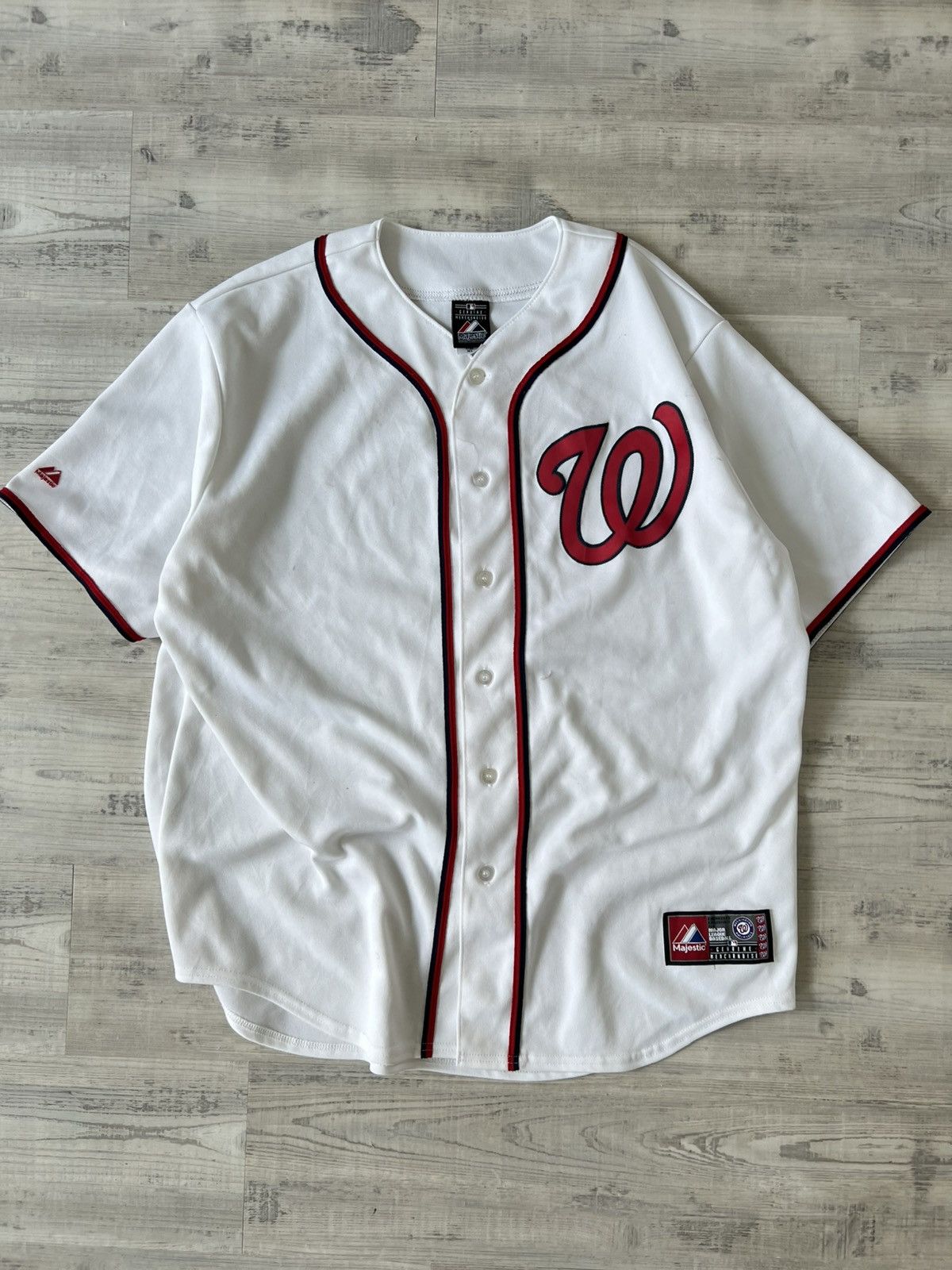 Vintage Vintage MLB Washington Nationals Baseball Jersey Size US XL / EU 56 / 4 - 2 Thumbnail