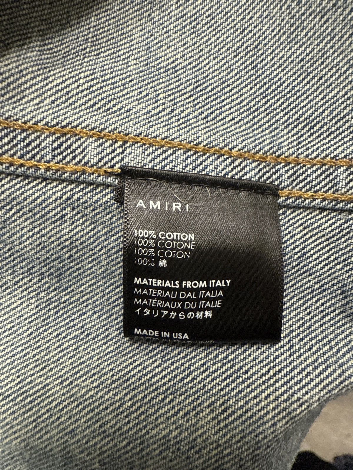 Amiri Amiri Demin Jacket Size US L / EU 52-54 / 3 - 3 Thumbnail