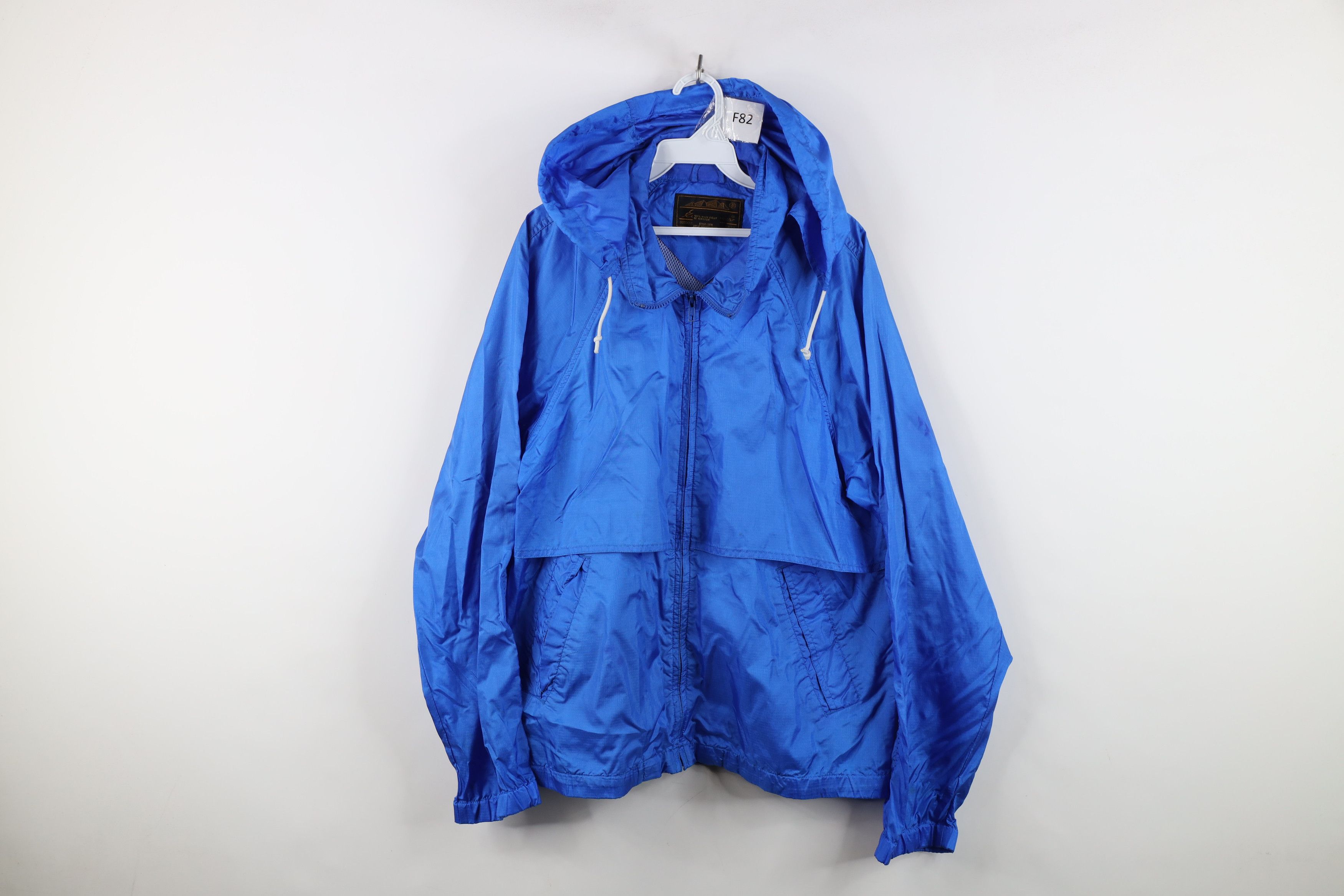 Eddie Bauer Vintage 90s Eddie Bauer Hooded Full Zip Windbreaker Jacket Size US M / EU 48-50 / 2 - 1 Thumbnail