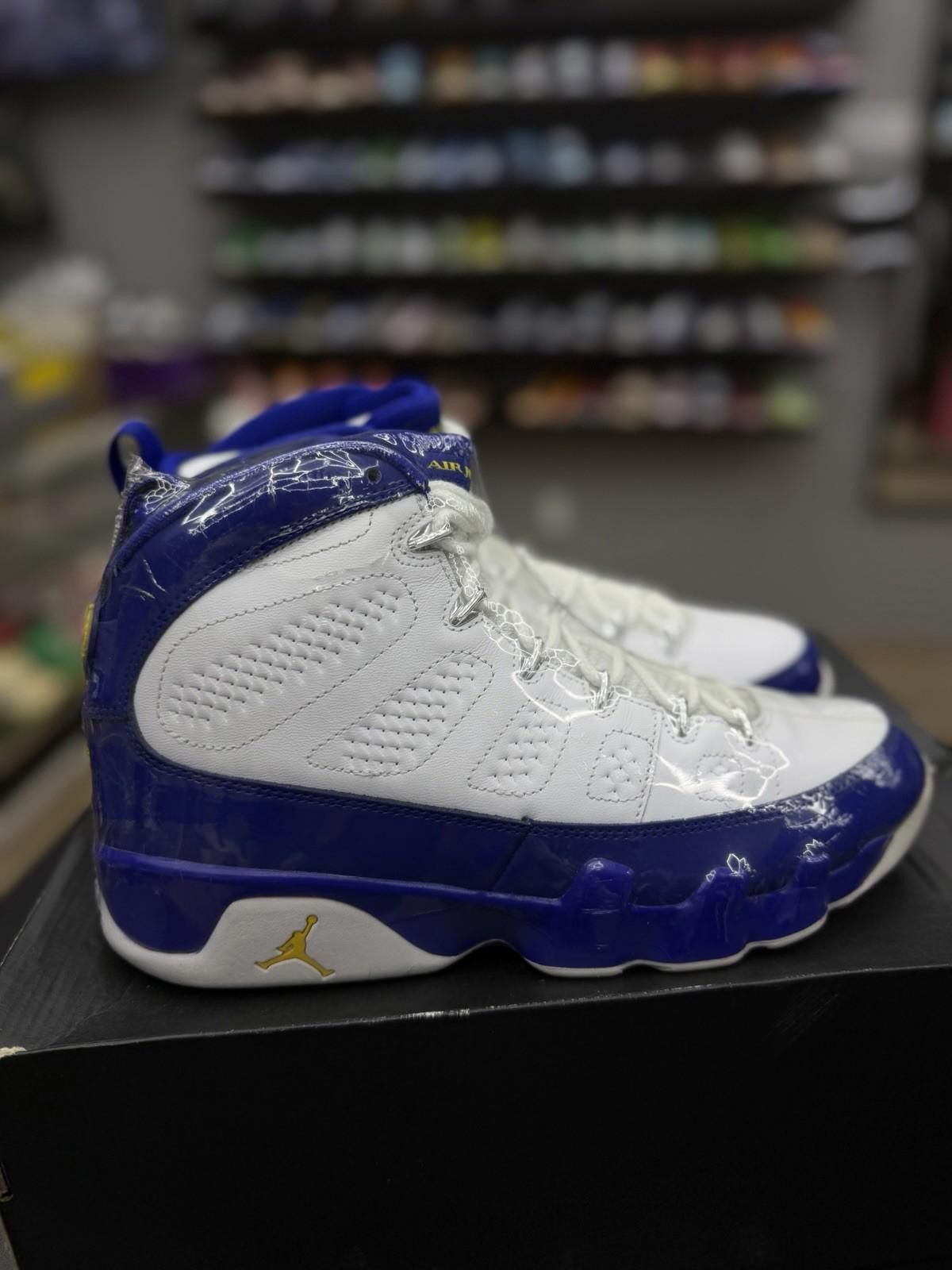 Jordan Brand Nike Air Jordan Retro 9 “Kobe Bryant PE Lakers” Size 10 Men Size US 10 / EU 43 - 5 Thumbnail
