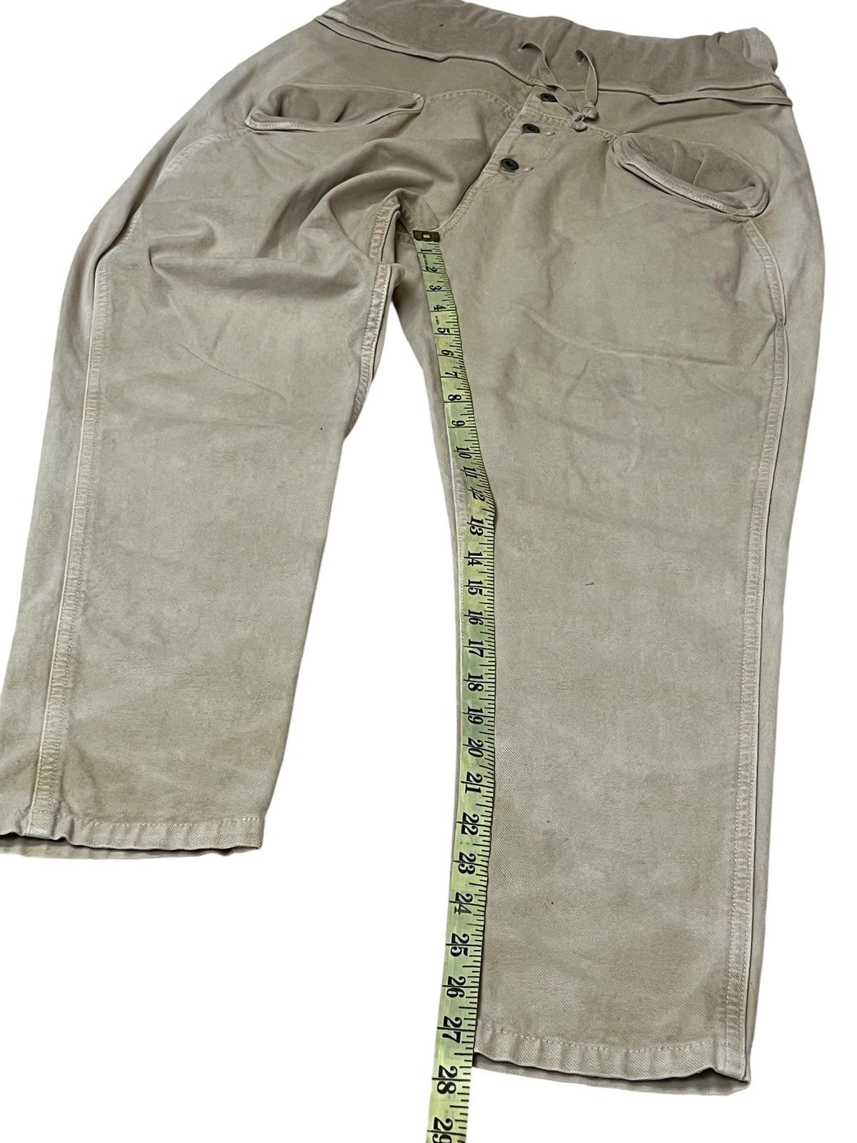 Kapital Sick japanese KAPITAL sarouel nouvelle cotton canvas pants Size US 32 / EU 48 - 15 Thumbnail