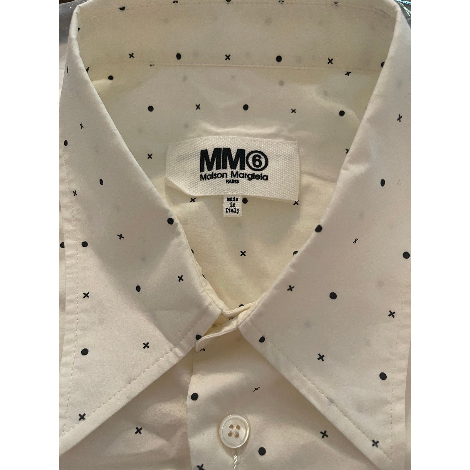 Maison Margiela Maison Margiela MM6 Oversized Dot Shirt Dress NWT Small Size S / US 4 / IT 40 - 6 Thumbnail