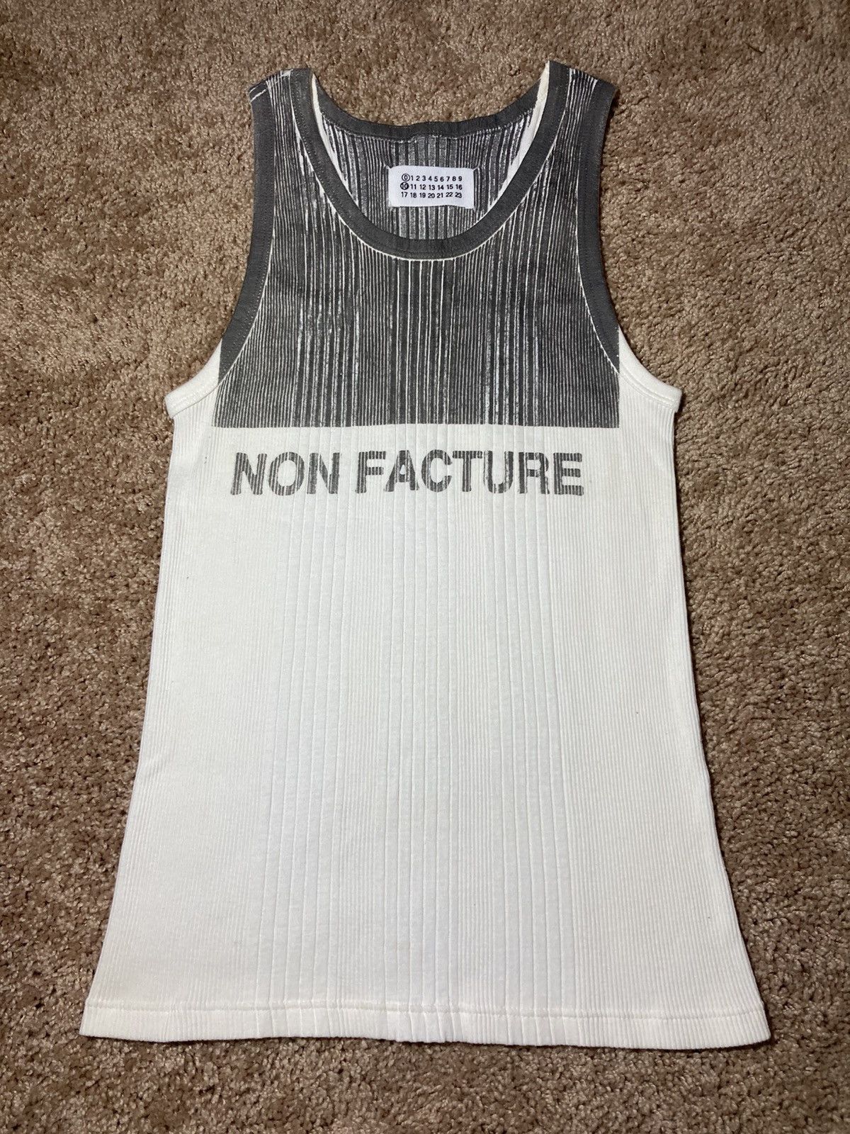 Maison Margiela SS03 Maison Margiela Non Facture Tank Artisanal 0 10 2003 Size US S / EU 44-46 / 1 - 2 Thumbnail