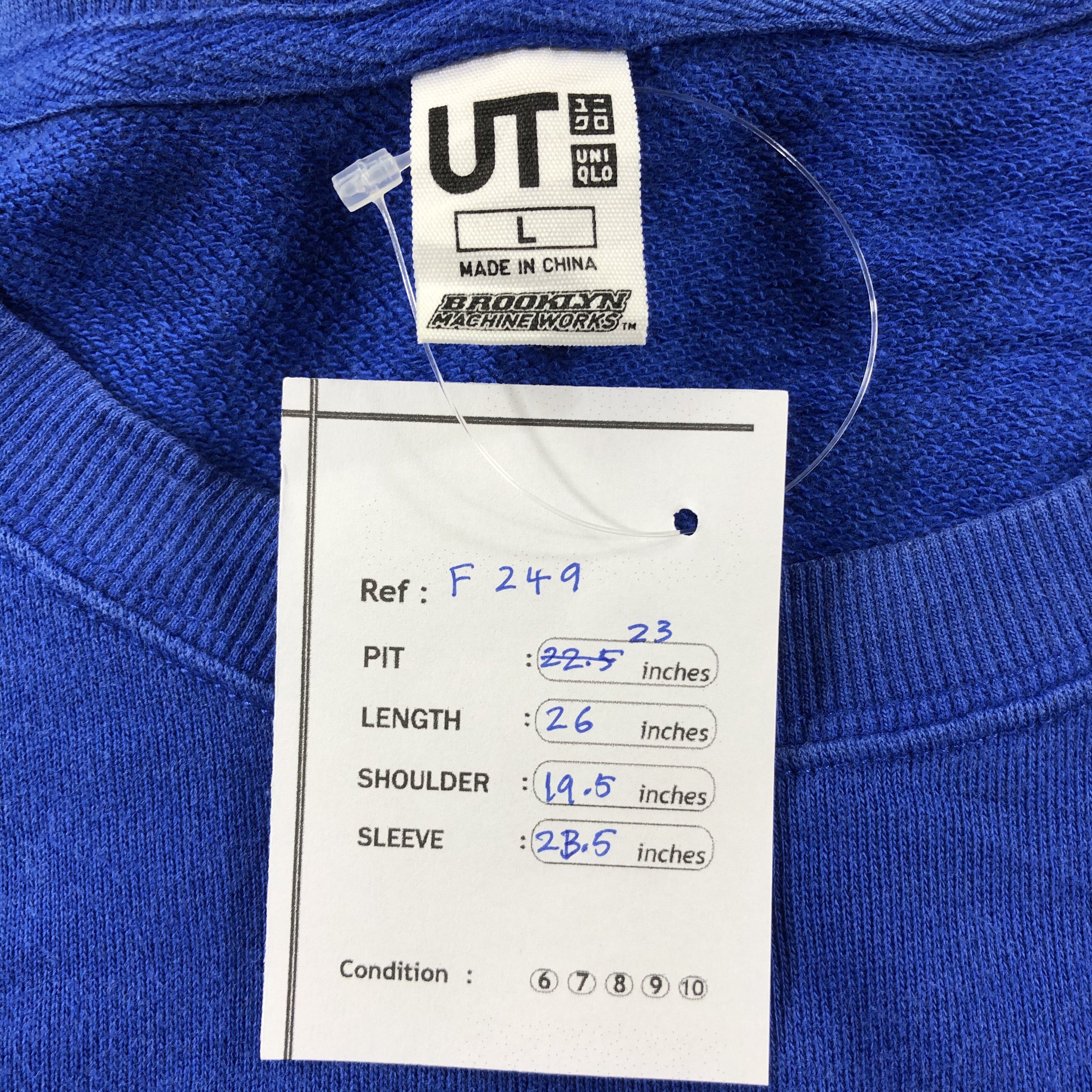 Uniqlo Uniqlo x Brooklyn Machine Works Pull over Jumper Sweatshirt Size US L / EU 52-54 / 3 - 6 Thumbnail