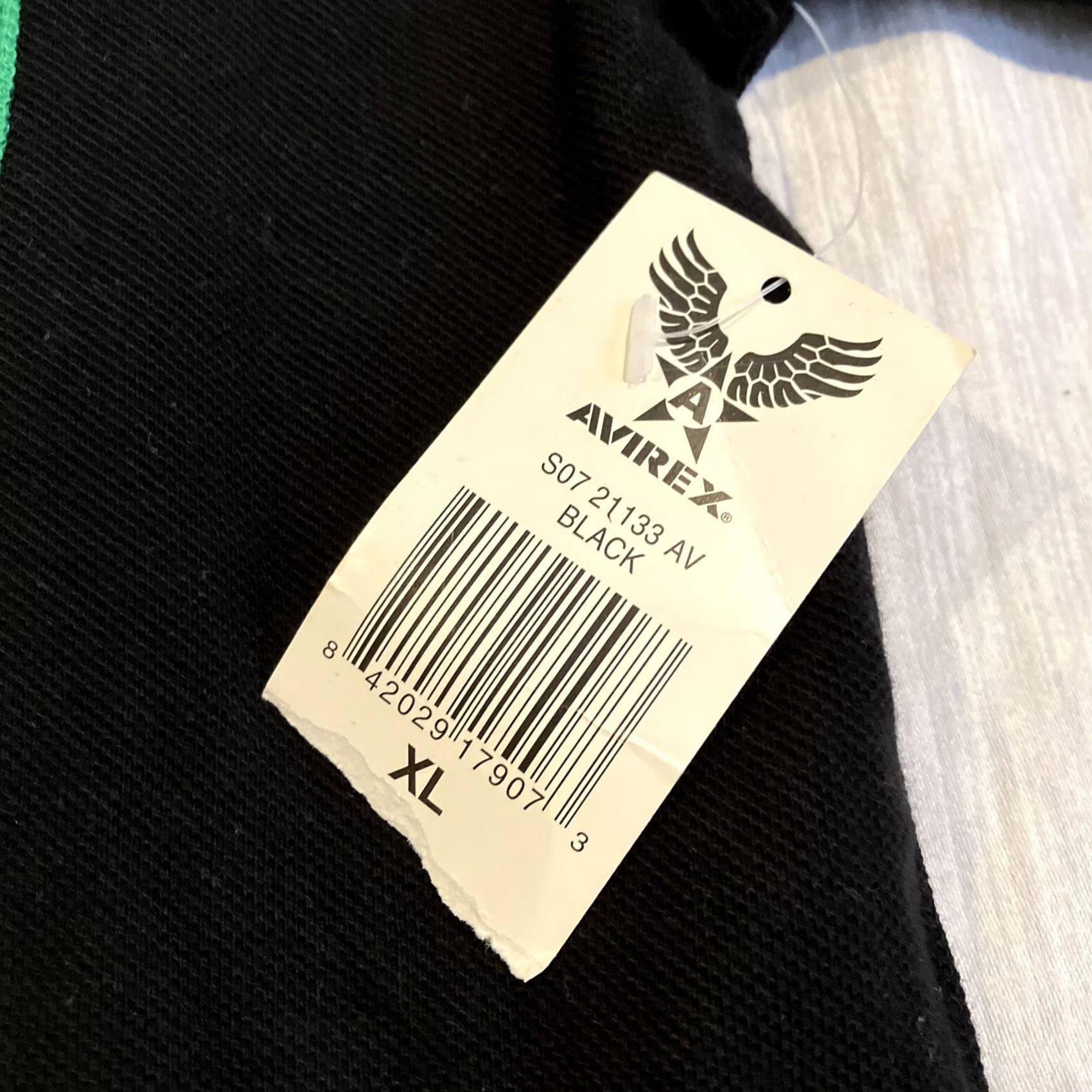 Avirex VINTAGE Avirex Polo XL Black Lion Print Embroidered Short Sleeve NWT Men Size US XL / EU 56 / 4 - 2 Thumbnail