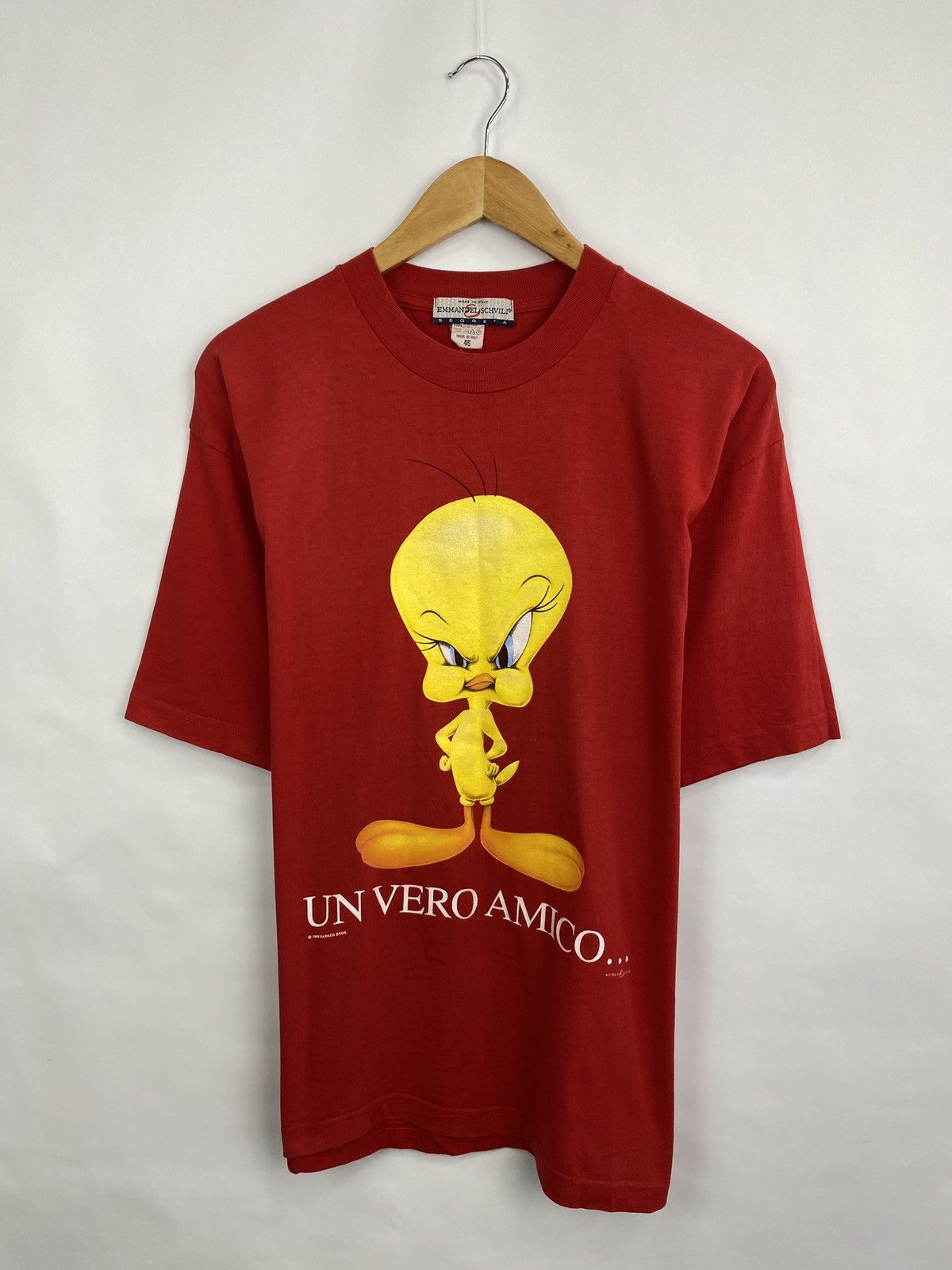 Cartoon Network 🇮🇹 Vintage 1999 Tweety and Sylvester t-shirt rare retro hype Size US L / EU 52-54 / 3 - 3 Thumbnail