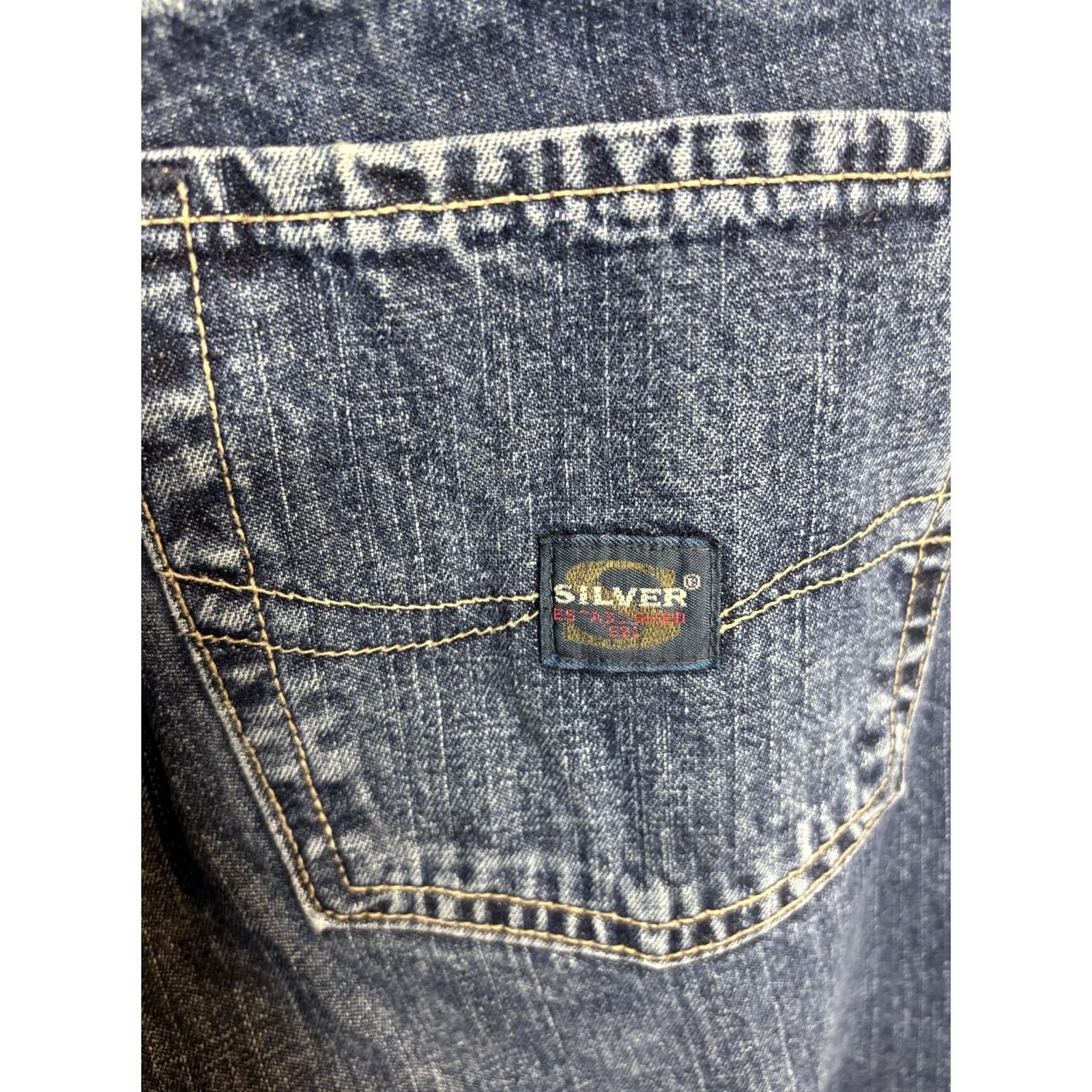 Vintage VINTAGE Silver Jeans Womens 29 Blue Denim Bootcut Mid Rise 90s Y2K Made Canada Flare Jeans Womens Size 29" - 4 Thumbnail