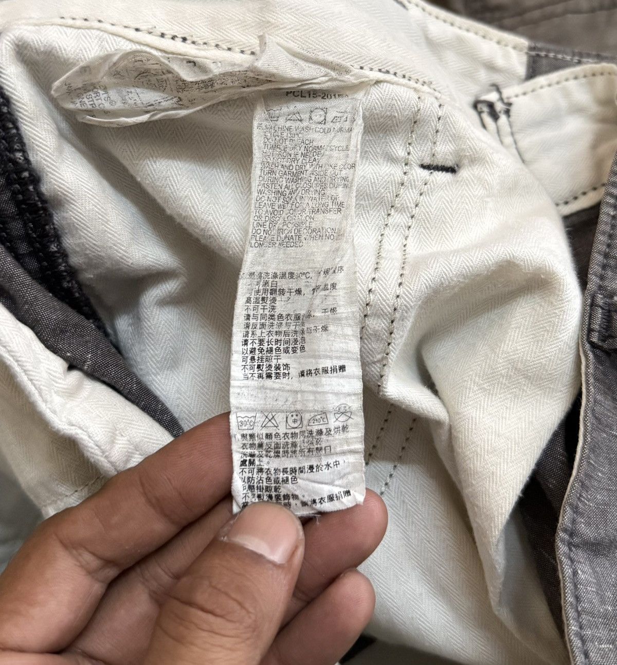 Levi's Levi's Cargo Pants Shorts Grey Size US 33 - 10 Thumbnail