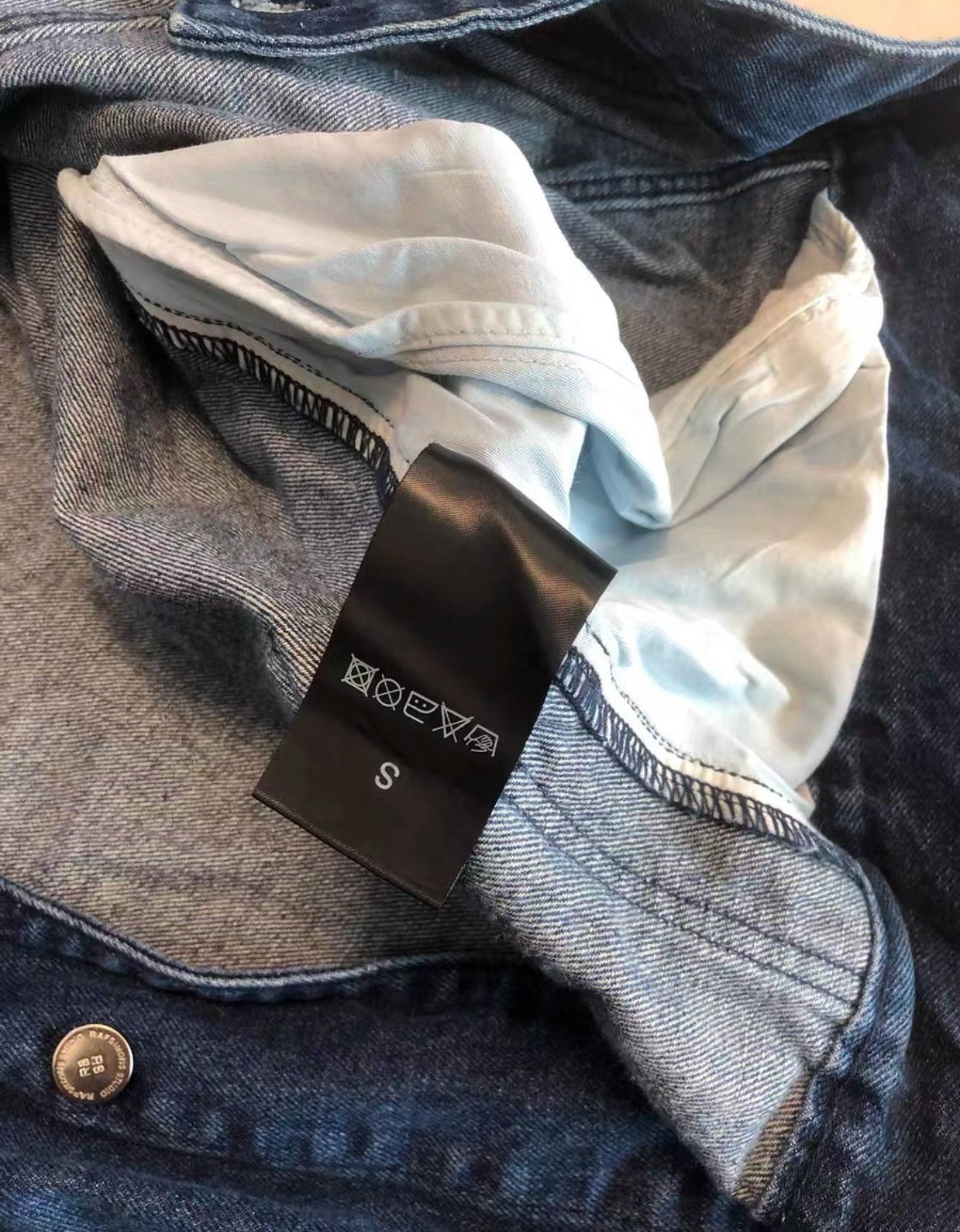 Raf Simons Raf Simons 18ss NewOrder denim jacket Size US S / EU 44-46 / 1 - 9 Thumbnail
