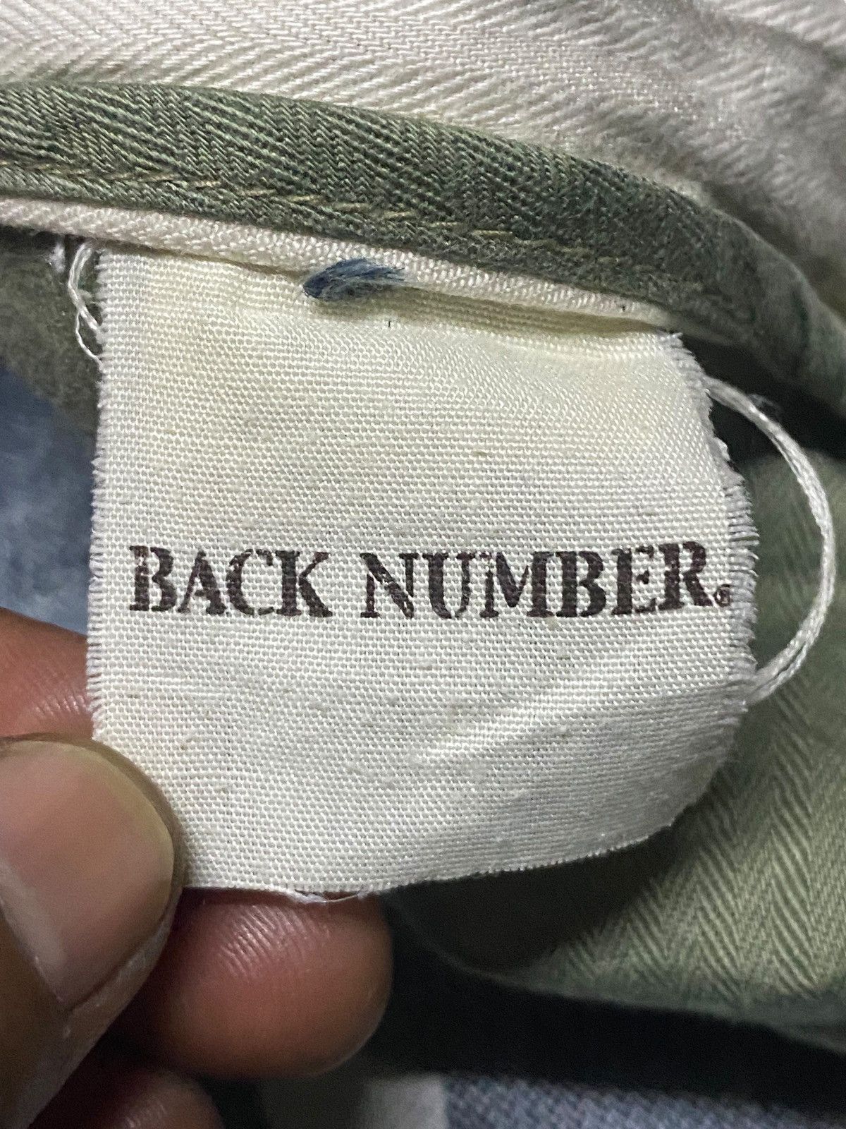 Japanese Brand Vintage Japanese Brand Back Number Faded Distressed Loose Size US 34 / EU 50 - 18 Thumbnail