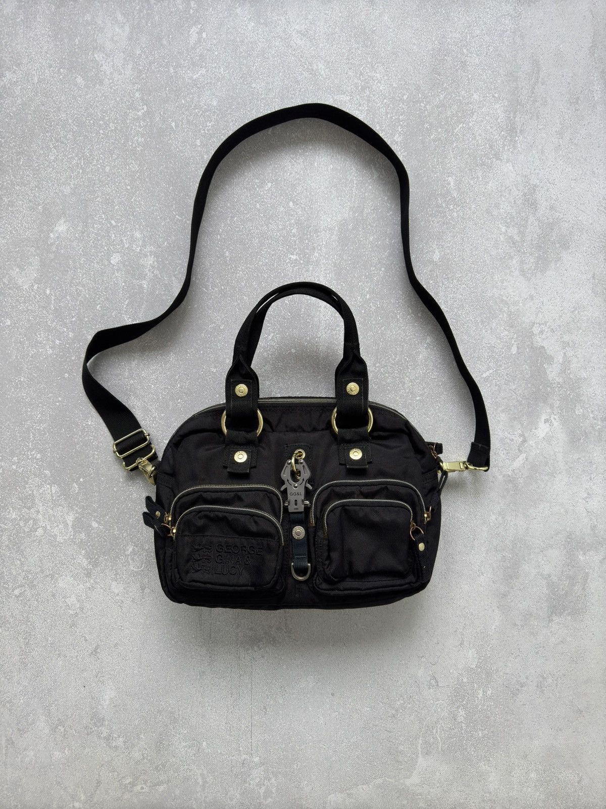 George Gina & Lucy × Japanese Brand Vintage George Gina & Lucy Side Saddie Shoulder Pocket Bag Size ONE SIZE - 1 Thumbnail