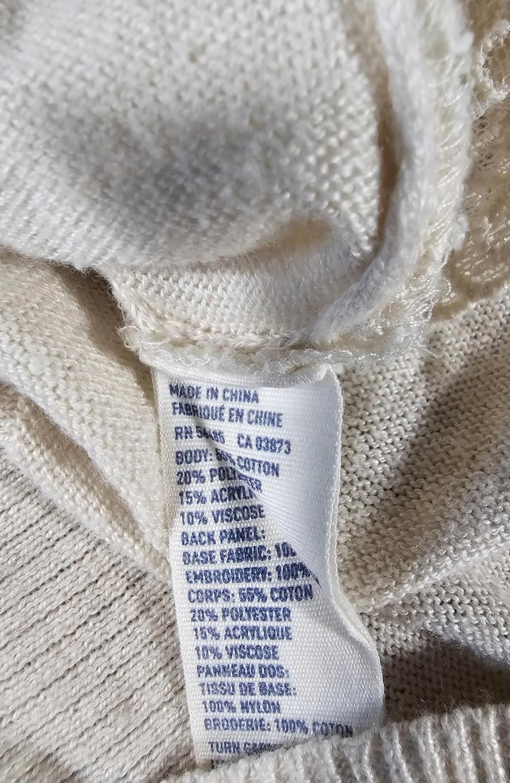 American Eagle Outfitters American Eagle Doiley XS Beige LS shirt Size XS / US 0-2 / IT 36-38 - 7 Thumbnail