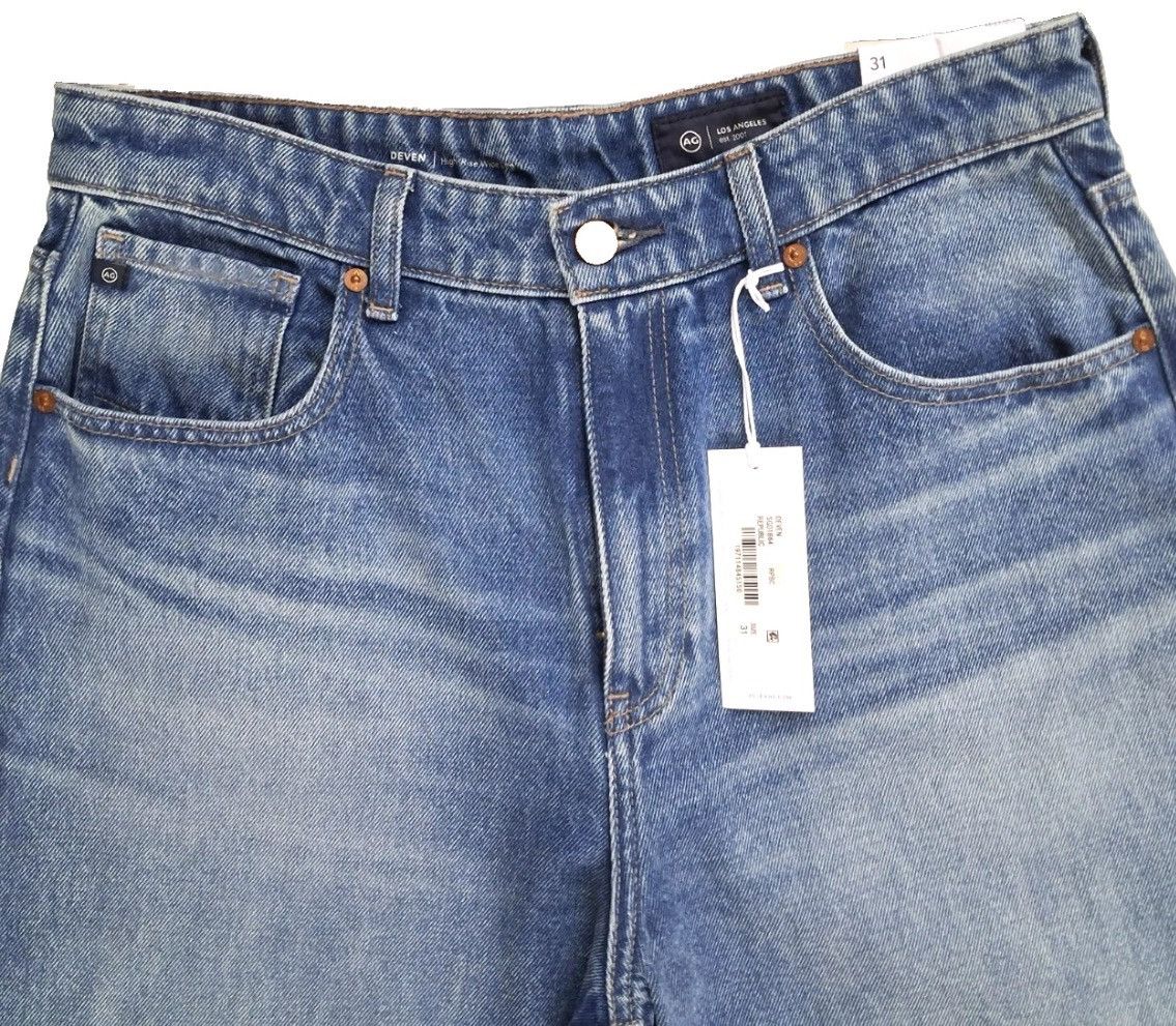 AG Adriano Goldschmied AG Adriano Goldschmied Size 31 Ultra Wide Leg Republic Deven Size 31" - 5 Thumbnail