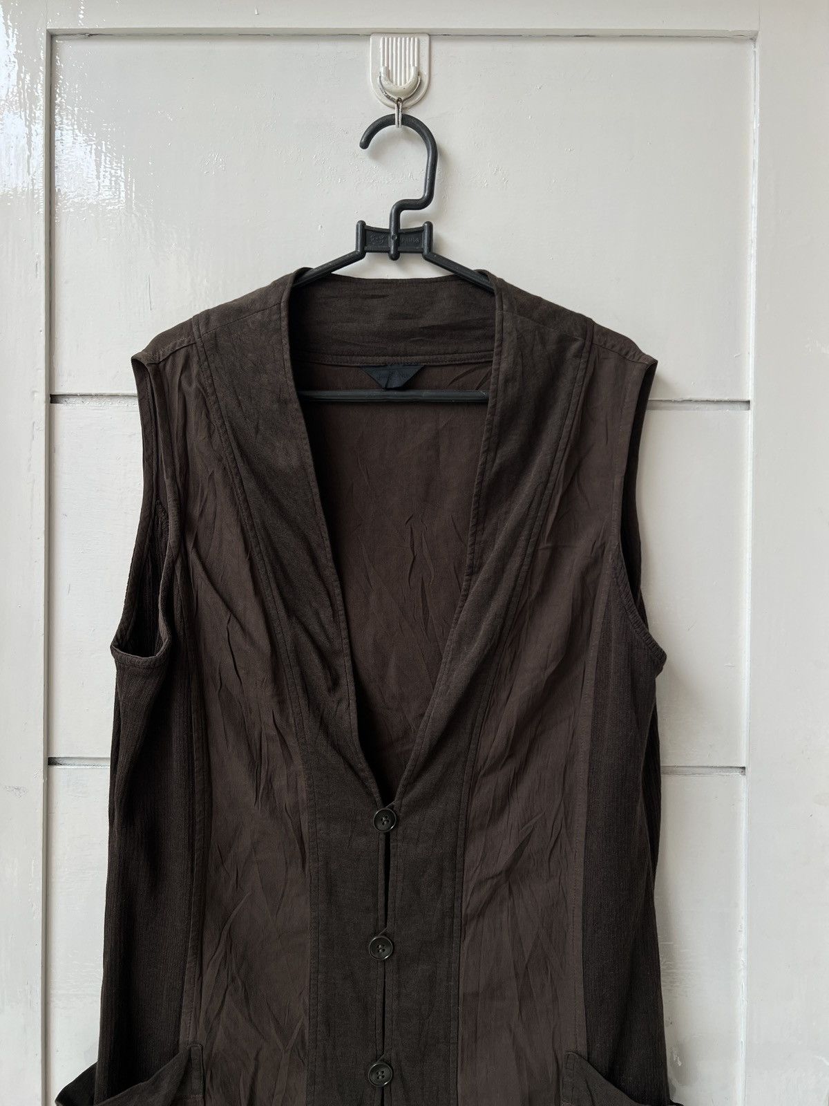 Yohji Yamamoto Yohji Yamamoto Pour Deux Brown Vest Size US M / EU 48-50 / 2 - 3 Thumbnail