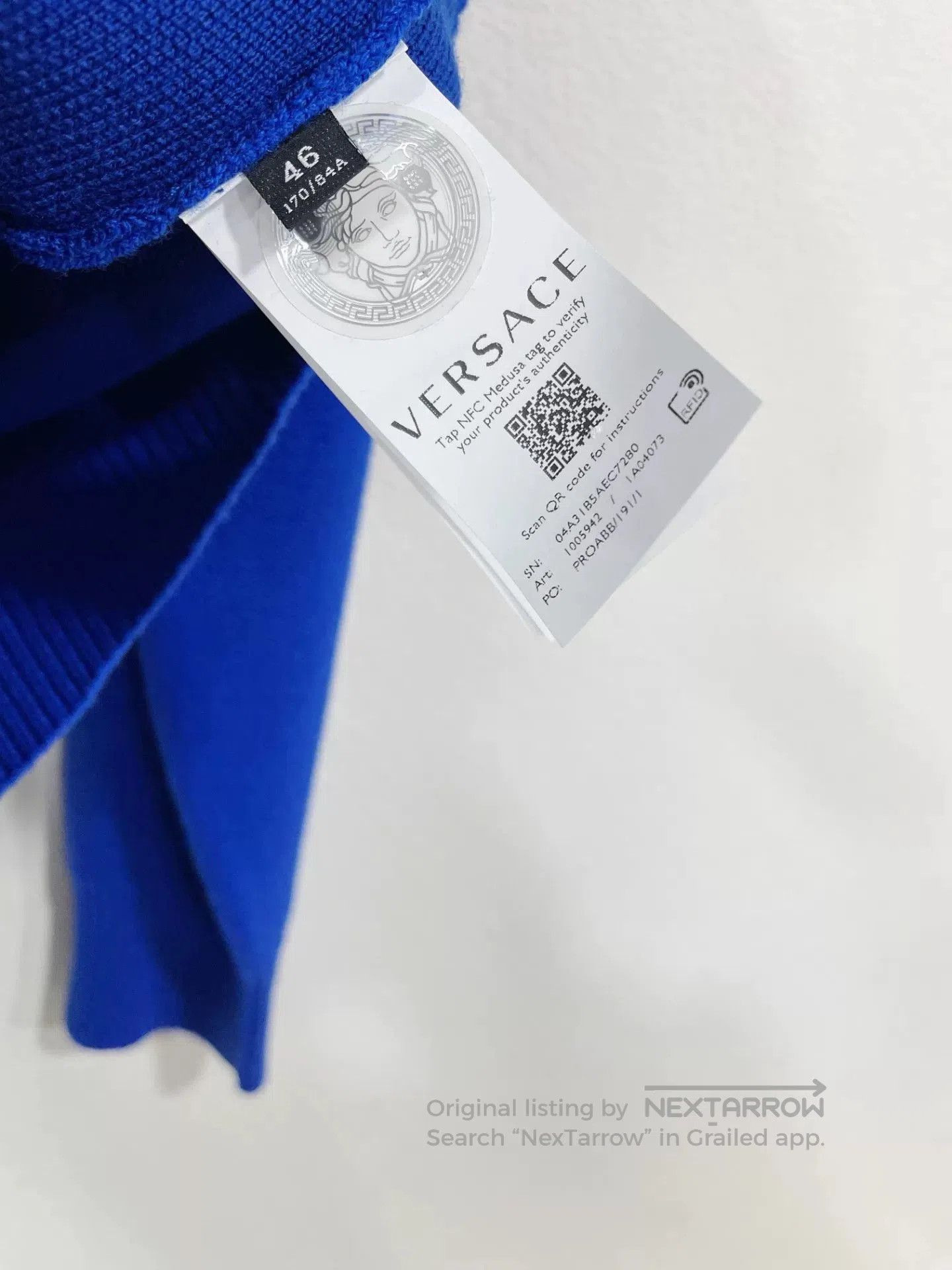 Versace VERSACE Wool Knit Sweater Coat. Size US S / EU 44-46 / 1 - 7 Thumbnail