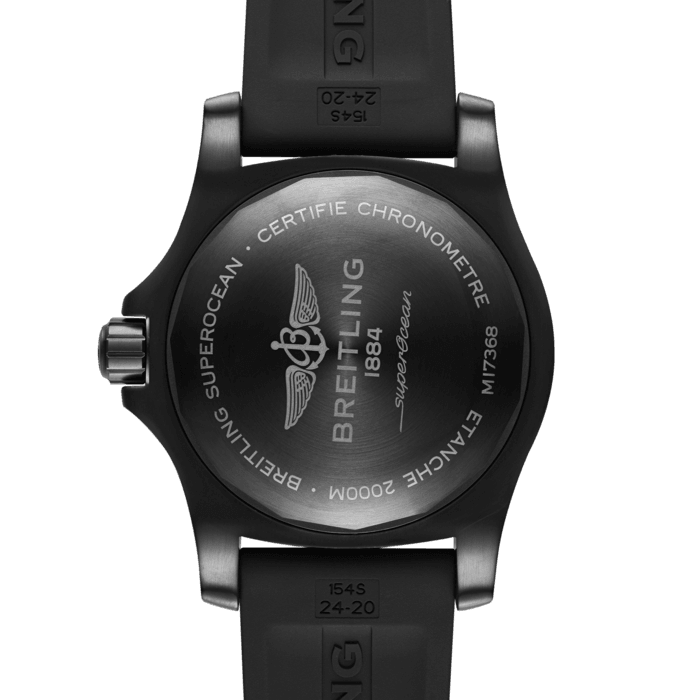 Breitling o1mt1gz0125 Size: OS / Superocean 46 Rubber Watch in Black Size ONE SIZE - 4 Thumbnail