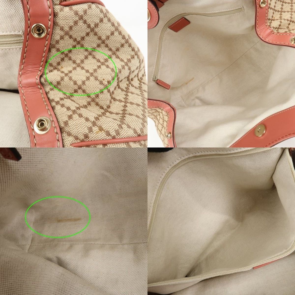 Gucci Gucci Diamante Sukey Interlocking G Canvas Tote Beige Size ONE SIZE - 7 Thumbnail
