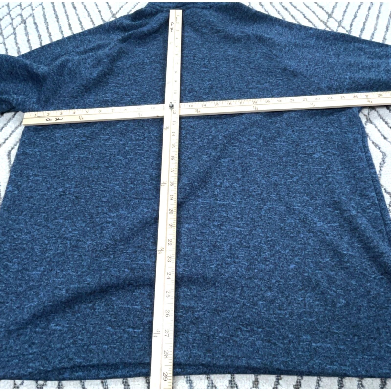 Eddie Bauer VINTAGE Eddie Bauer Sweater Men 2XL Blue Pullover 1/4 Zip Jersey Knit Adult Regular Size Size US XXL / EU 58 / 5 - 6 Thumbnail