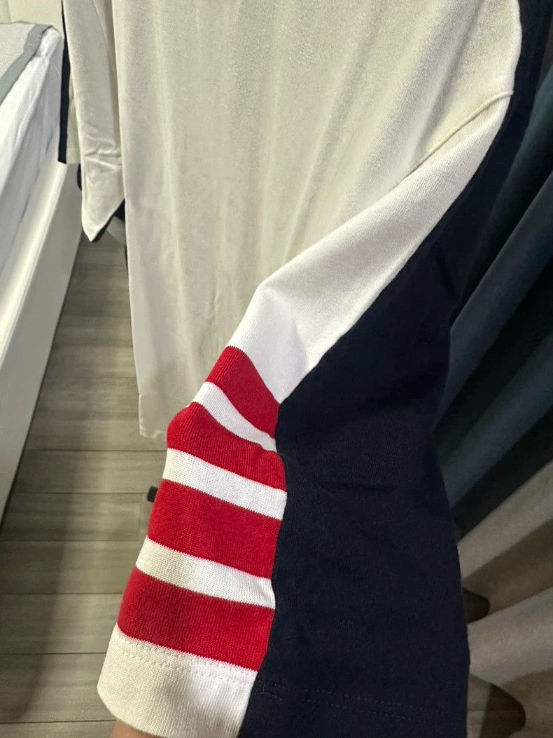 Thom Browne Thom Browne Round collar short sleeves Size US L / EU 52-54 / 3 - 6 Thumbnail