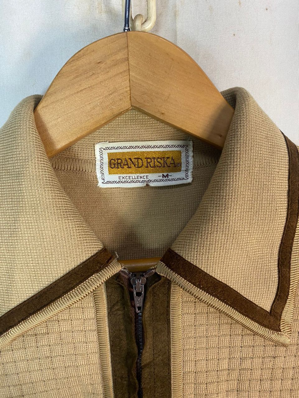 Japanese Brand × Vintage Vintage grand riska zipper sweater Size US M / EU 48-50 / 2 - 5 Thumbnail