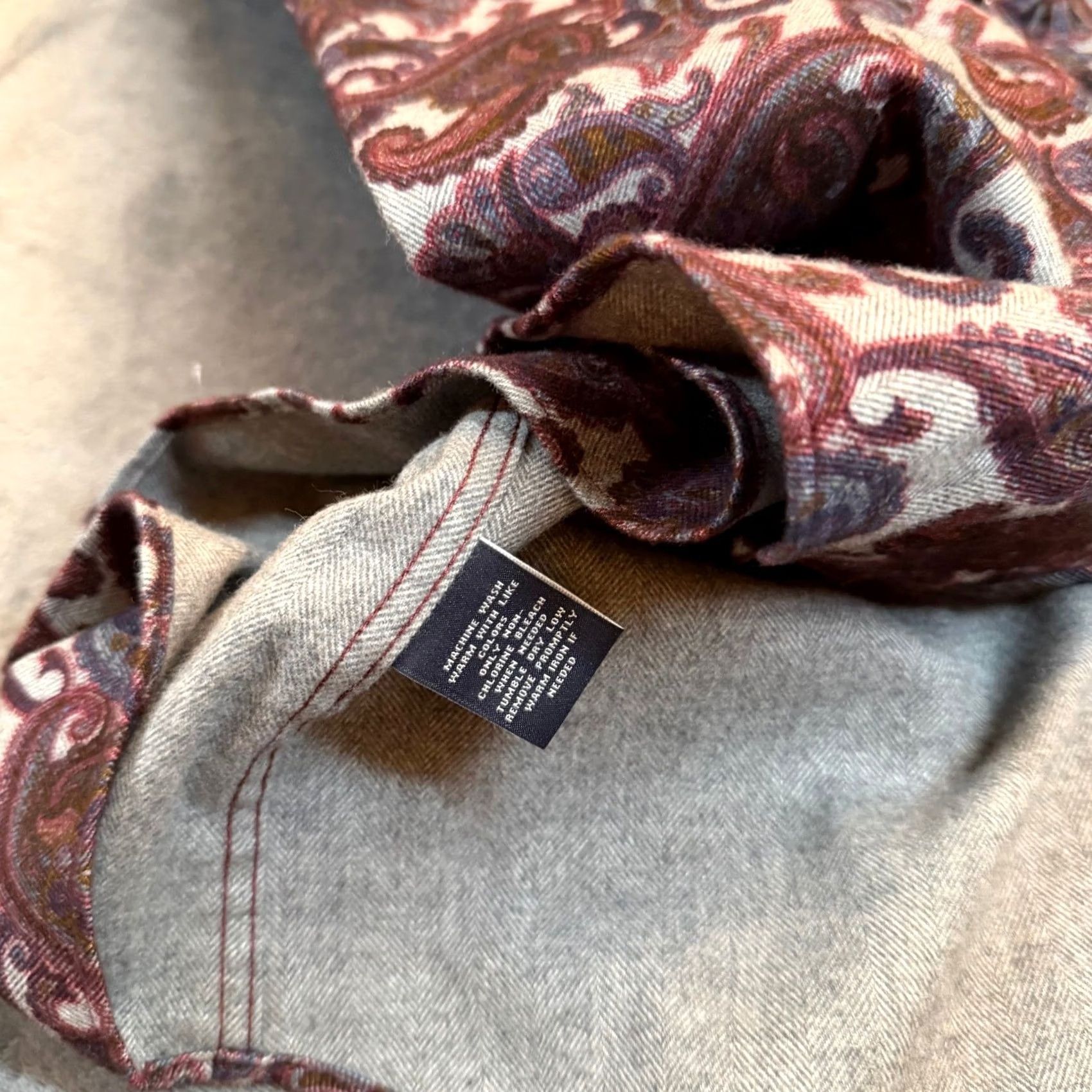 Hart Schaffner Marx Hart Schaffner Marx Mens Small Paisley Canclini Cotton Button Down Shirt LS NEW Size US S / EU 44-46 / 1 - 6 Thumbnail