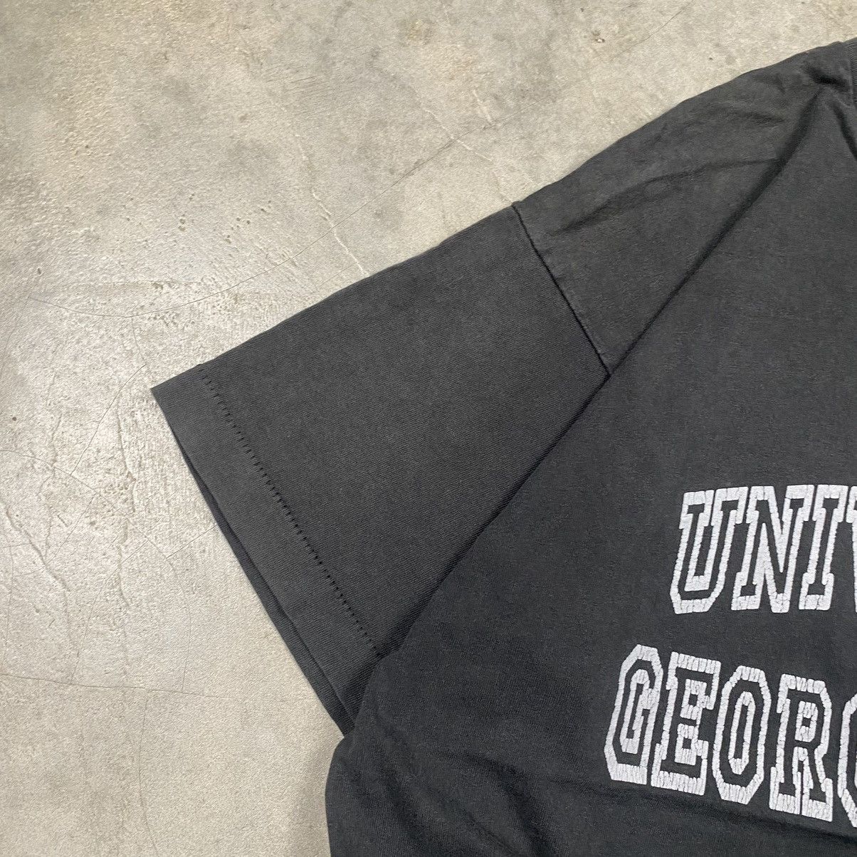 Vintage 90s Georgia State University Distressed Tee Size US XL / EU 56 / 4 - 3 Thumbnail