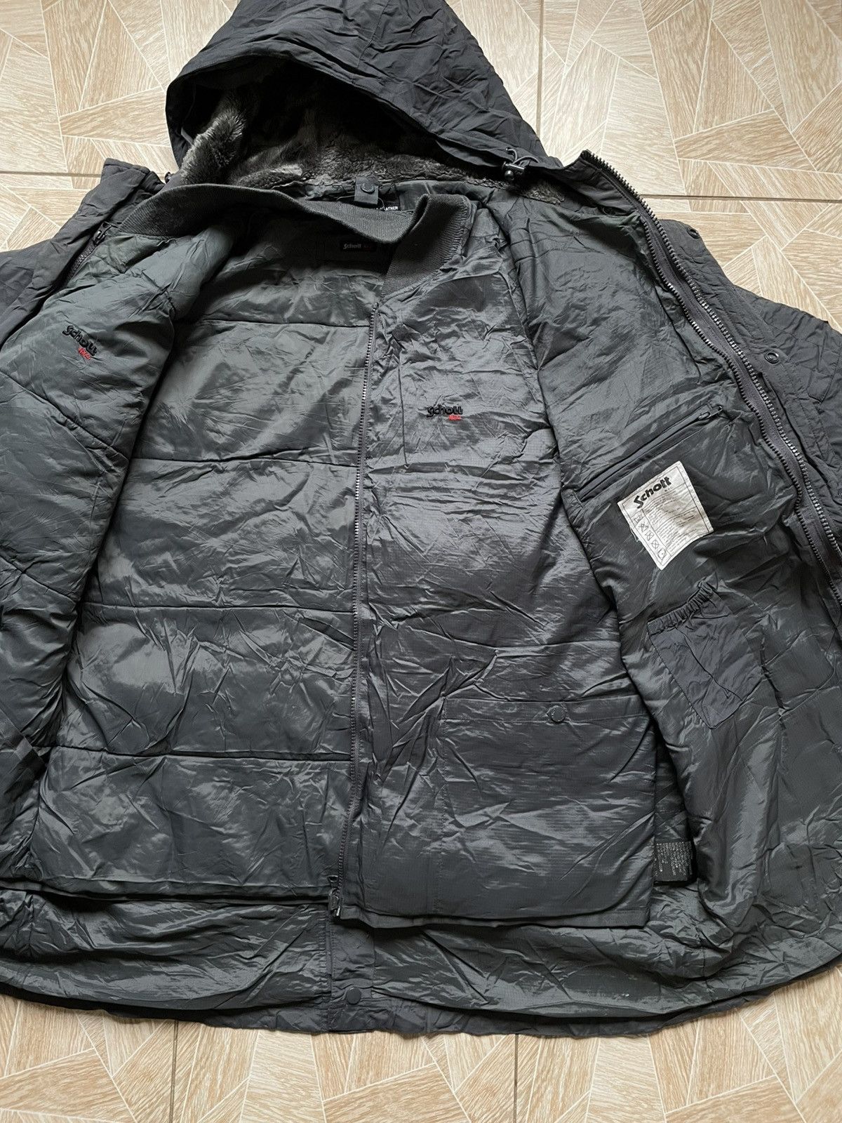 Schott × Vintage Vintage USA Schott NYC Extreme Cold Wheather Nylon Parka Xl Size US XL / EU 56 / 4 - 11 Thumbnail