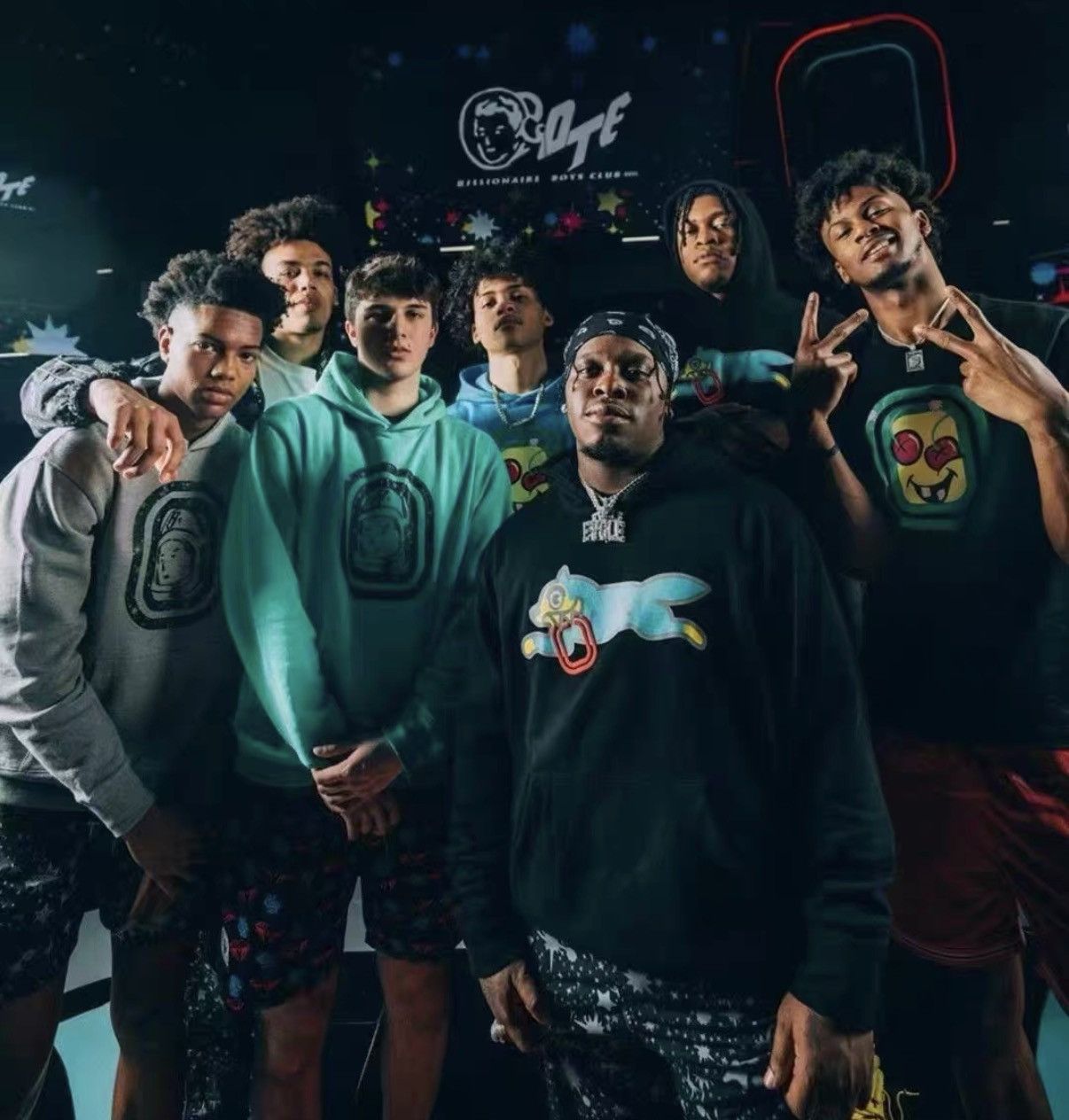 Billionaire Boys Club Billionaire Boys Club × OVERTIME Fleece Hoodie J32 Size US XXL / EU 58 / 5 - 8 Thumbnail