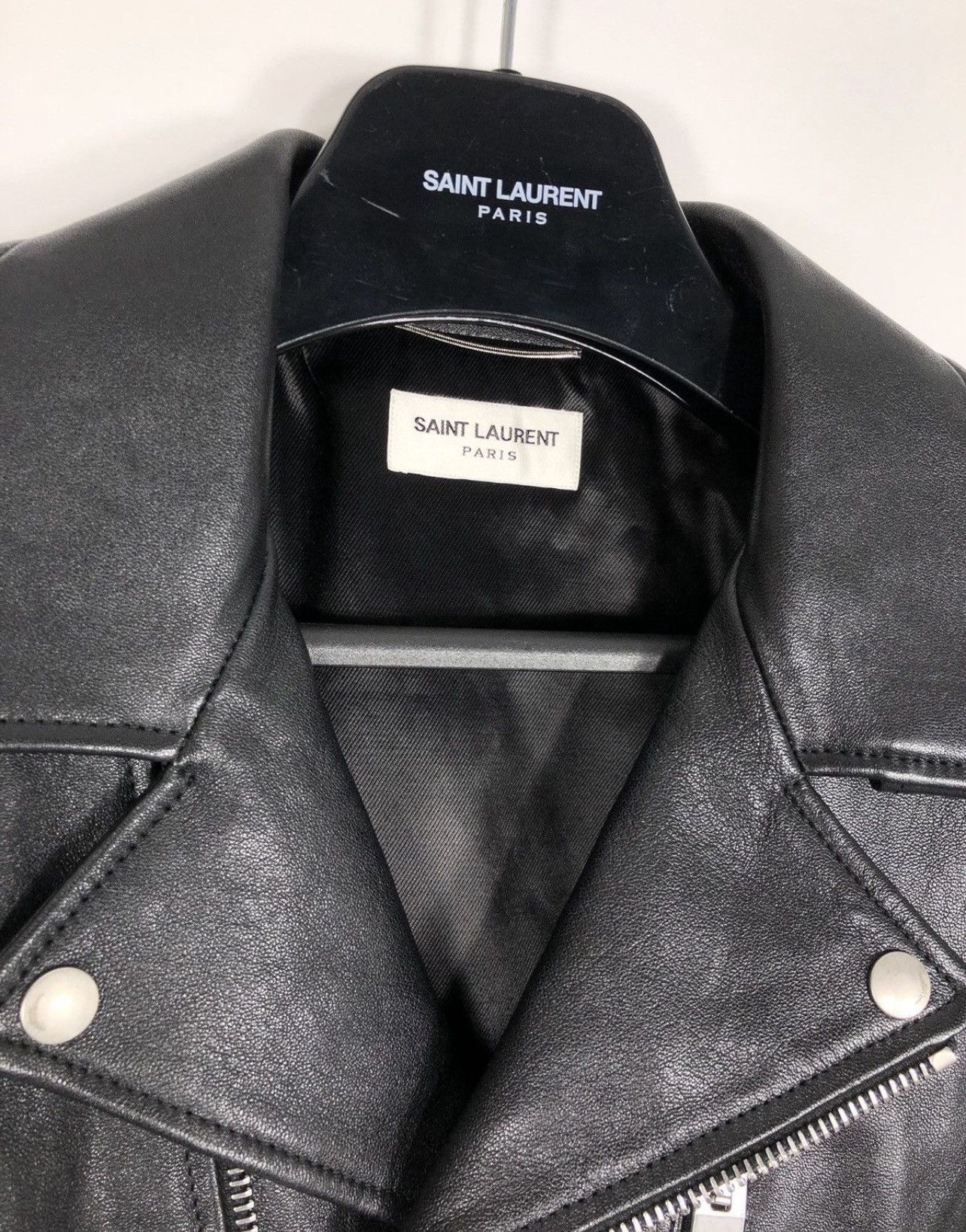 Saint Laurent Paris 🔥$5.5K VALUE🔥L17 Leather Biker Jacket Size US M / EU 48-50 / 2 - 3 Thumbnail