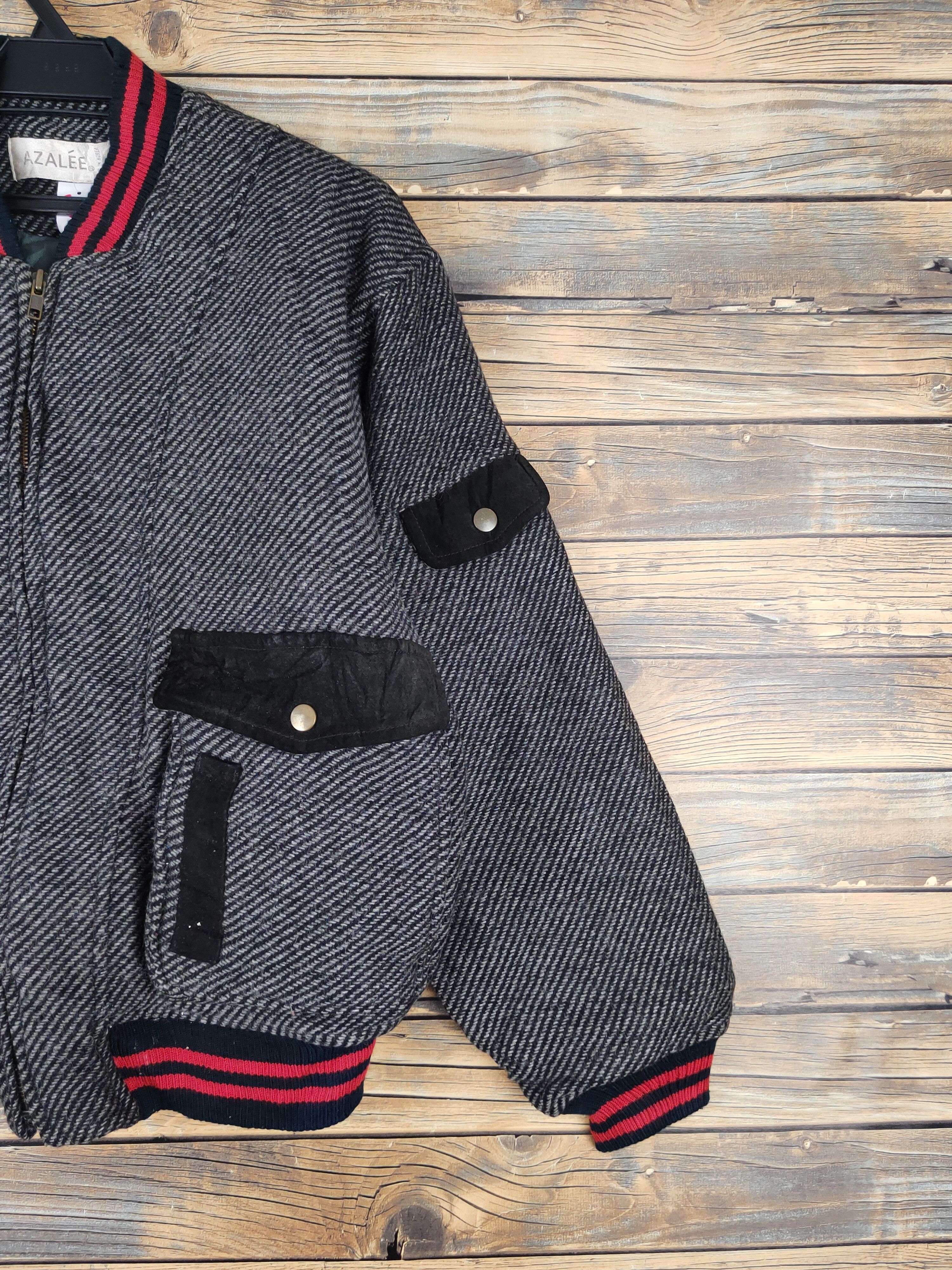 Japanese Brand Azalee Black multipocket varsity Jackets #W1070 Size US M / EU 48-50 / 2 - 5 Thumbnail