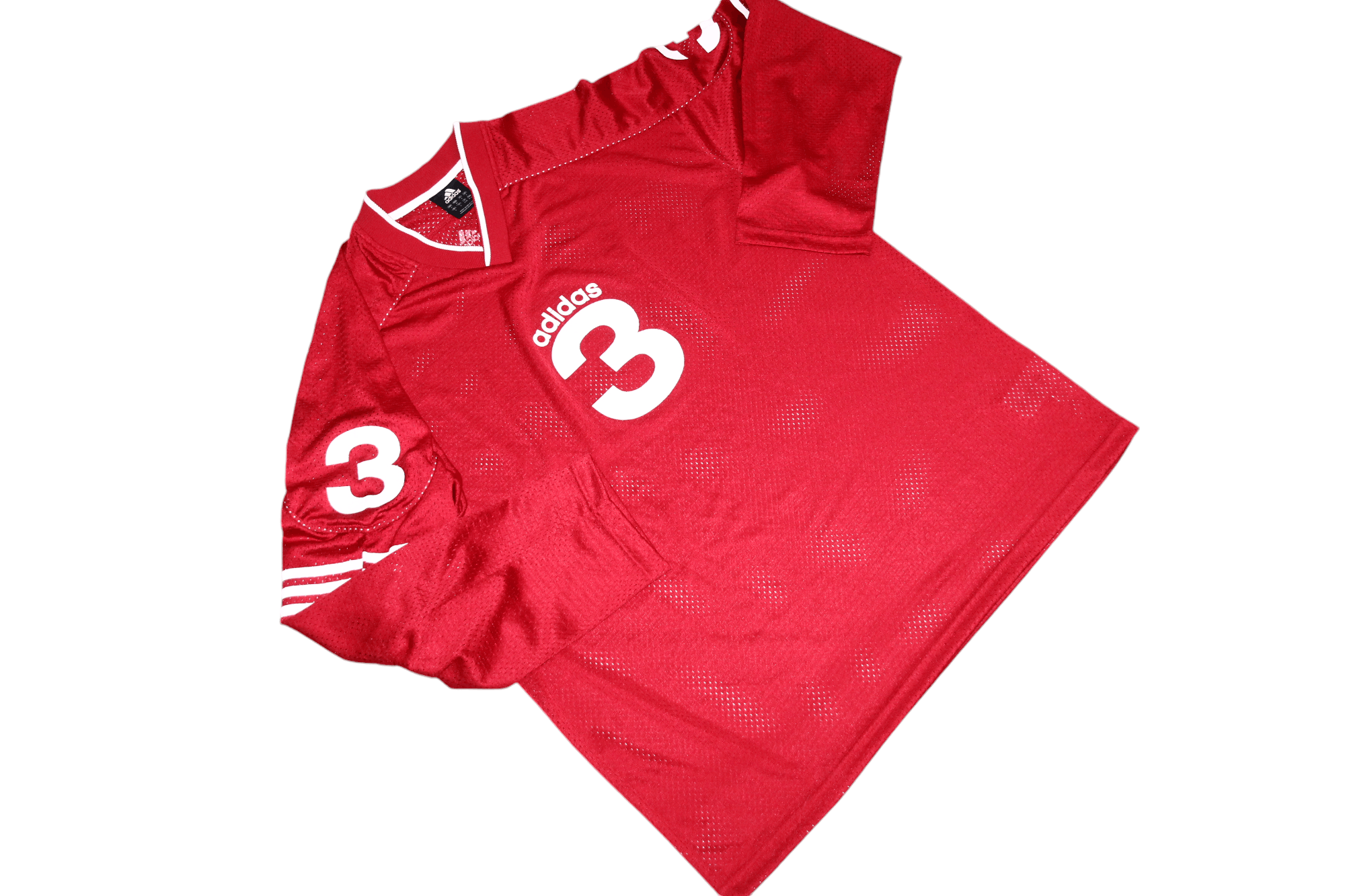 Adidas VTG Adidas #3 AdiTeam Hockey V-neck Mesh Jersey Size US L / EU 52-54 / 3 - 6 Thumbnail