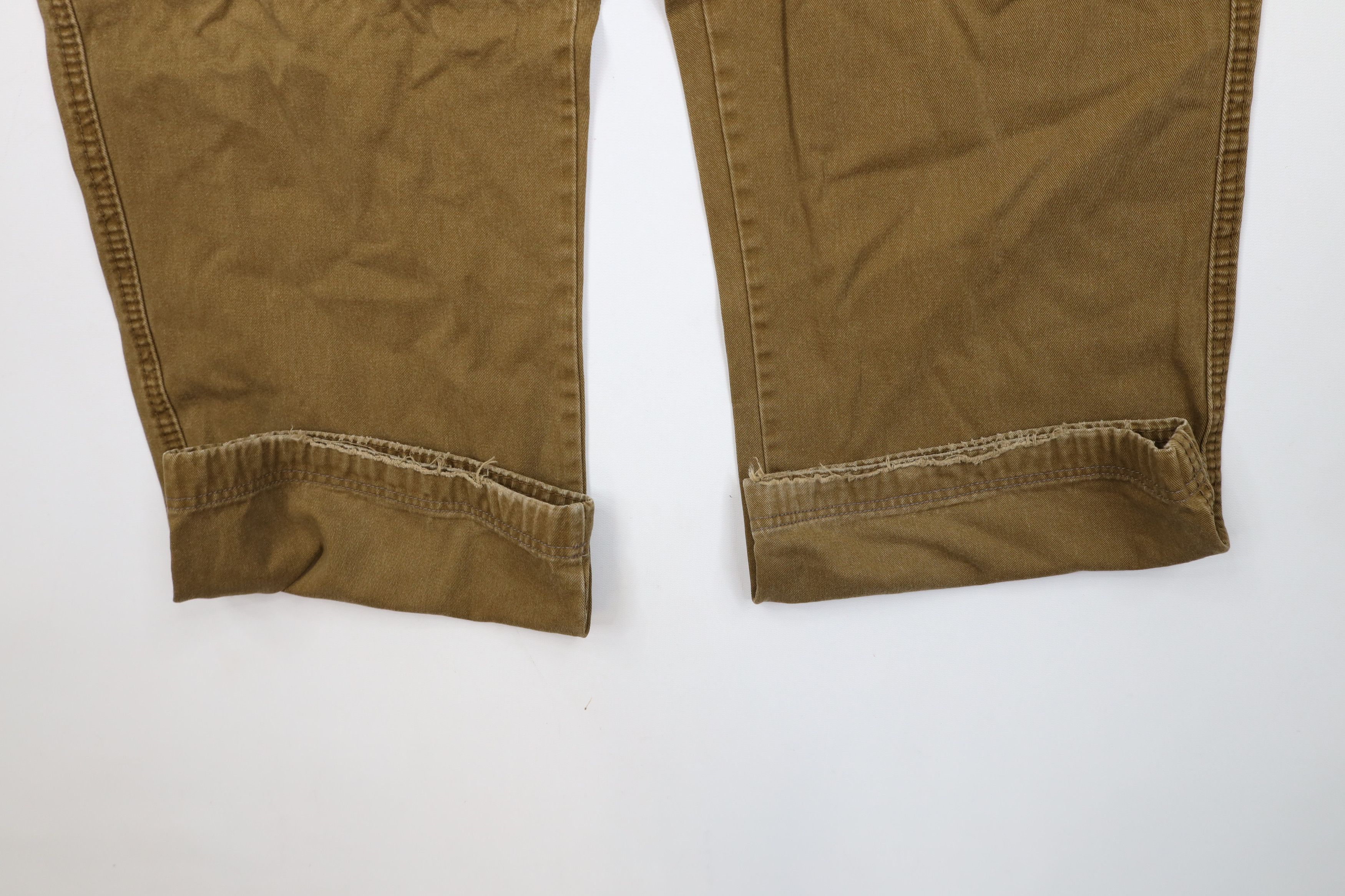 Vintage Vintage Y2K Streetwear Wide Leg Cargo Pants Brown Cotton Size US 38 / EU 54 - 5 Thumbnail