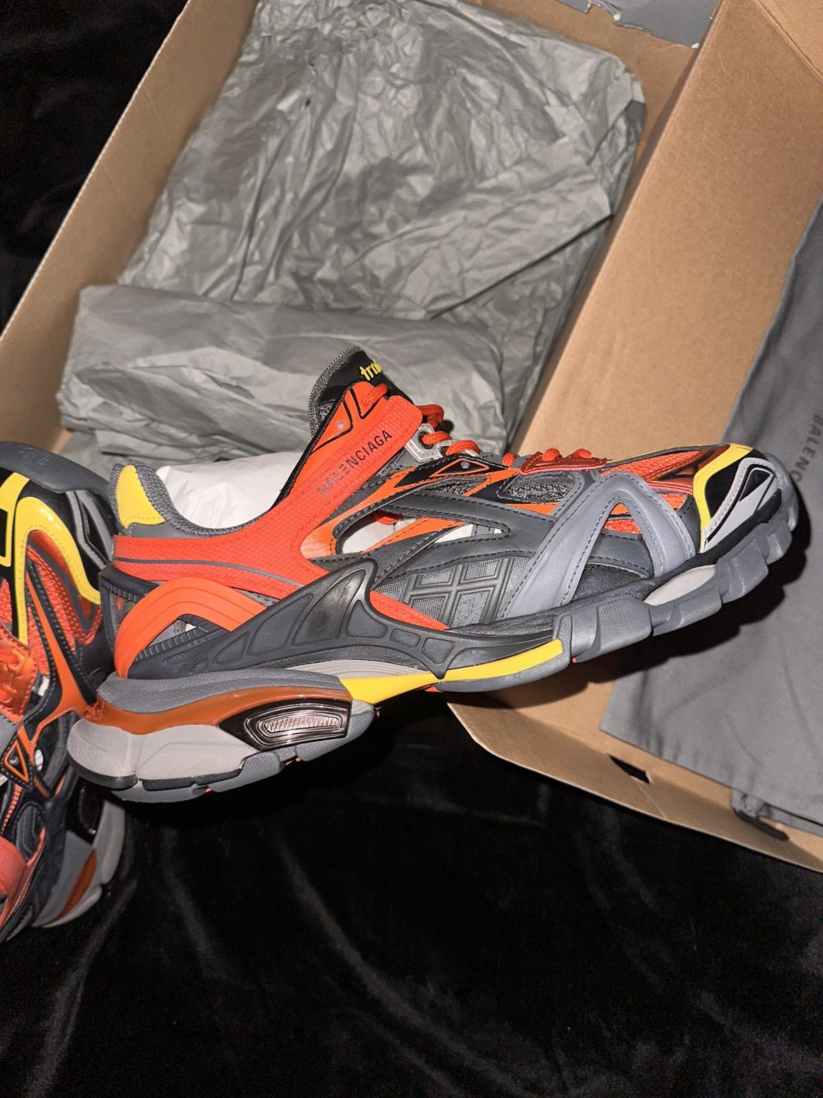 Balenciaga Balenciaga Track 2 “Gray/Orange” Size US 8 / EU 41 - 9 Thumbnail