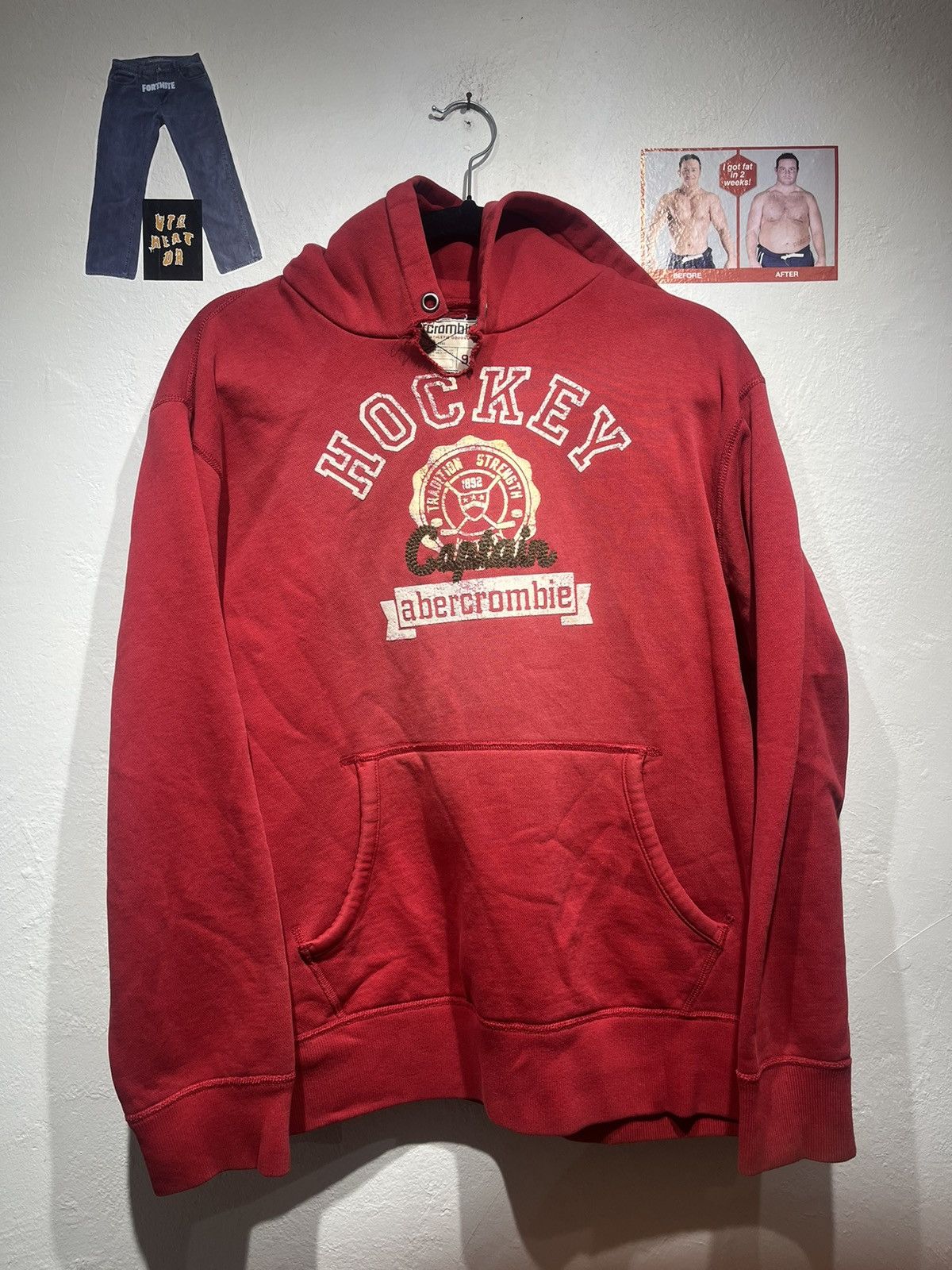 Abercrombie & Fitch Abercrombie Hockey hoodie Size US M / EU 48-50 / 2 - 1 Thumbnail