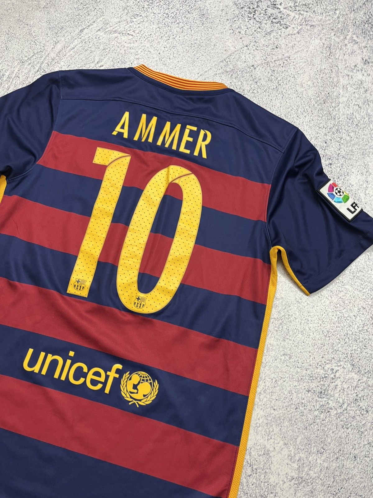 Nike × Vintage Nike FC Barcelona 2015/2016 Soccer Jersey Football Rare Size US S / EU 44-46 / 1 - 15 Thumbnail