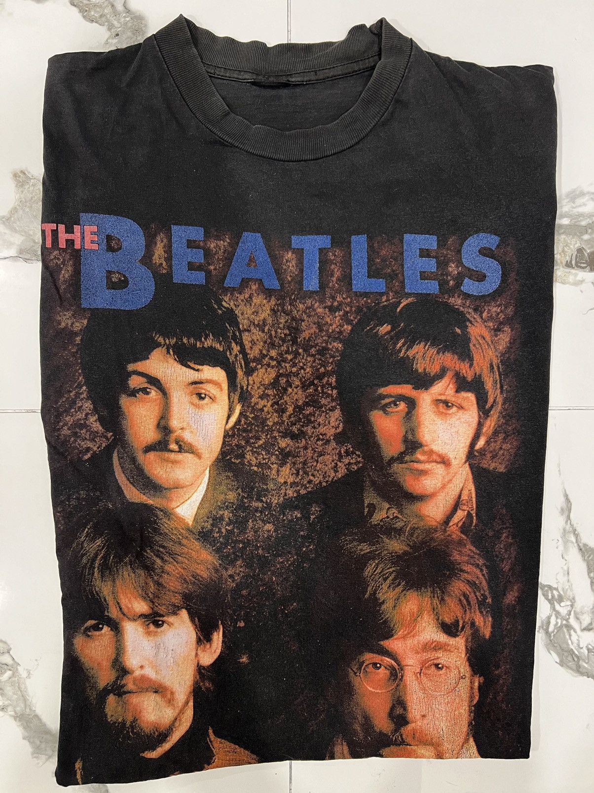 Band Tees × Vintage The Beatles Tee Size US S / EU 44-46 / 1 - 1 Thumbnail