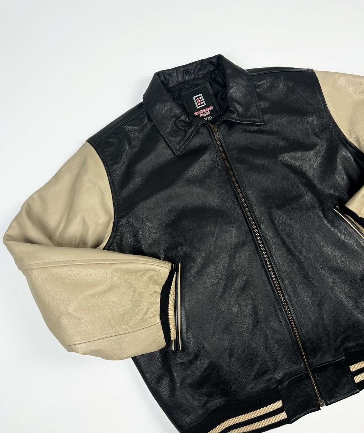 Avirex Vintage Epiderme paris Leather bomber jacket avirex style Size US XXL / EU 58 / 5 - 4 Thumbnail