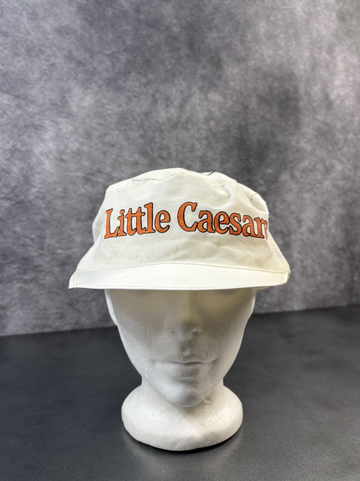 Vintage Vintage Little Caesars Hat Vintage Painters Cap Pillbox 70s Size ONE SIZE - 9 Thumbnail