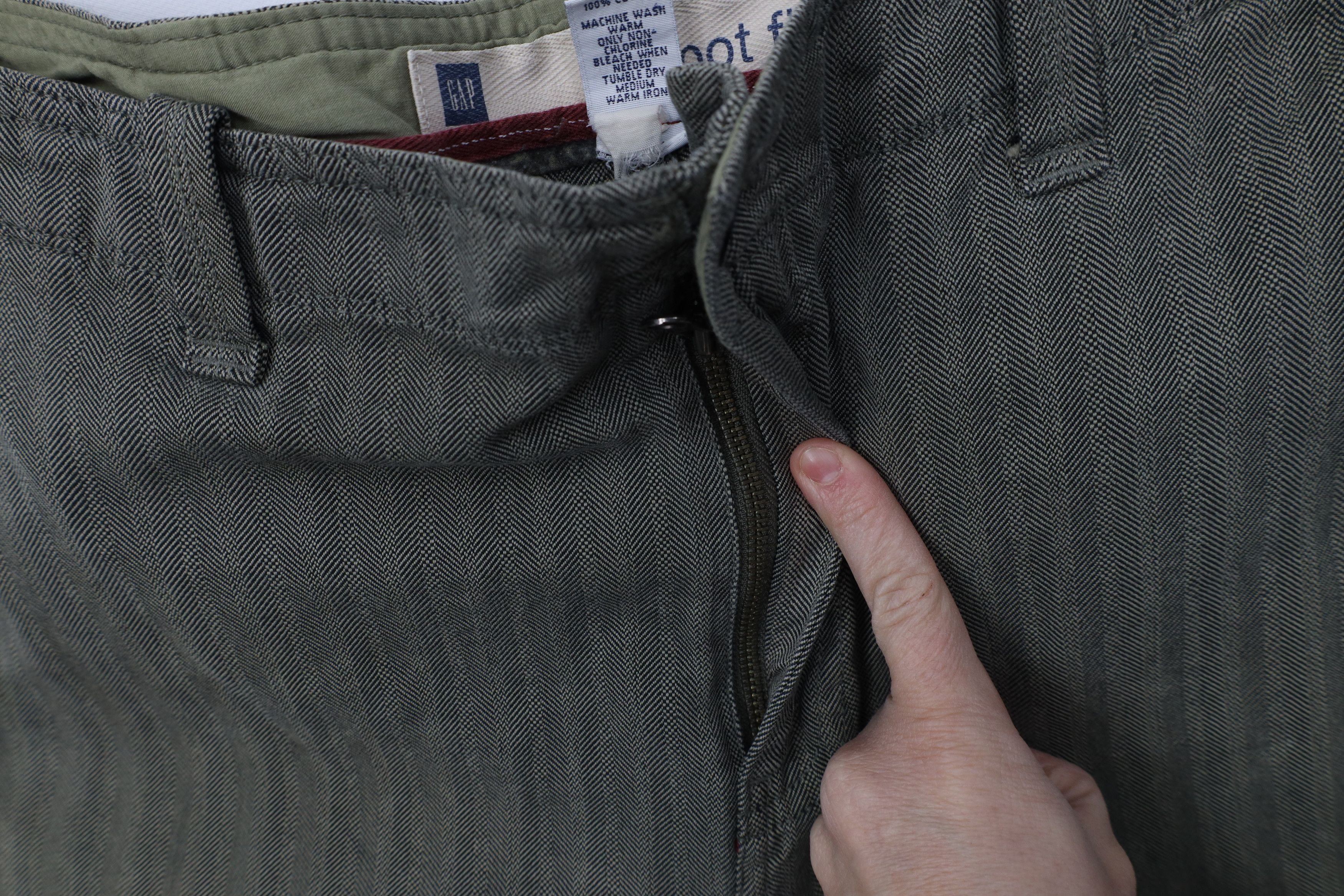 Gap Vintage Y2K Gap Twill Boot Fit Wide Leg Pants Green Size US 34 / EU 50 - 6 Thumbnail