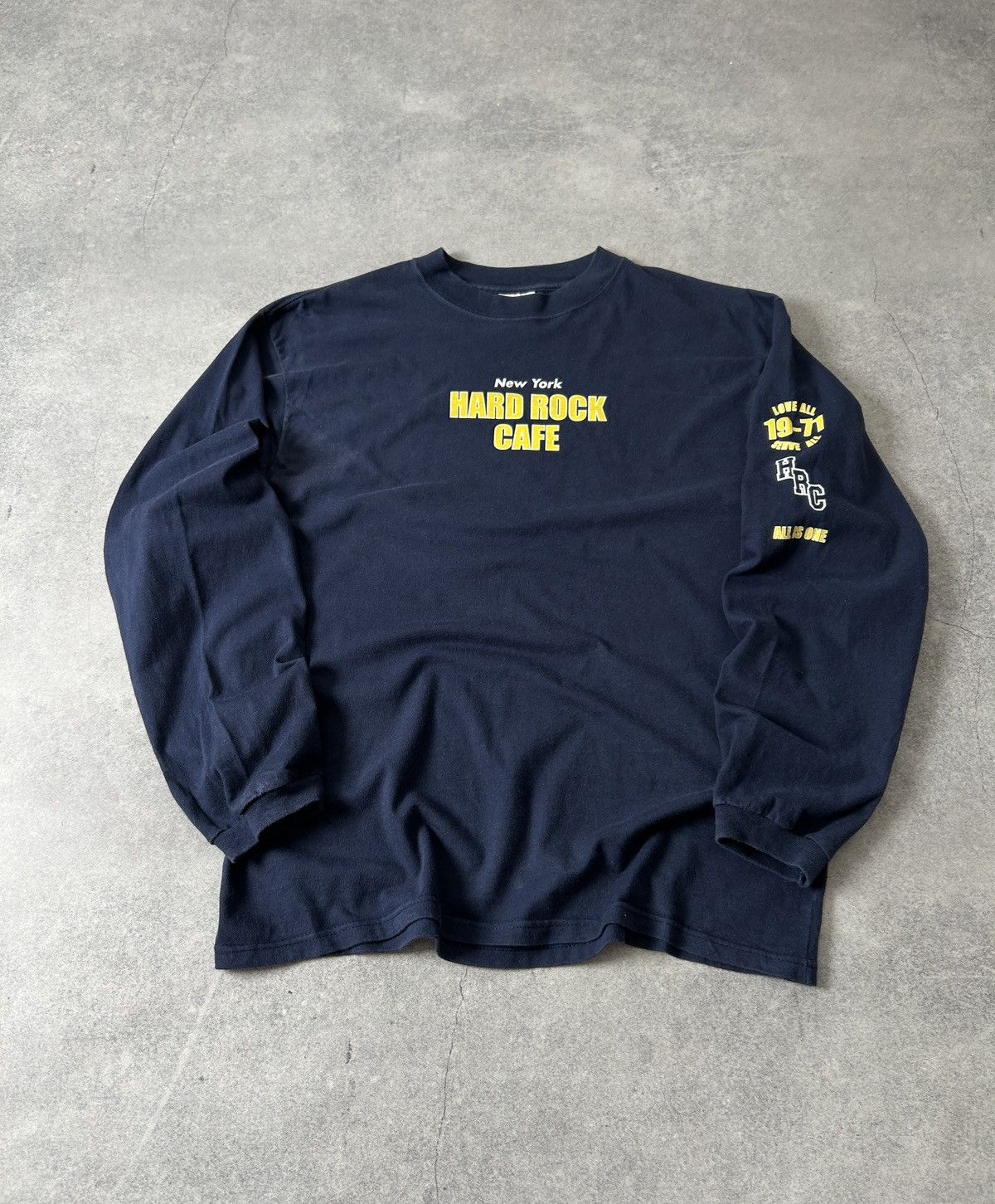 Hard Rock Cafe Vintage Hard Rock COFE New York big logo long-sleeved y2k Size US M / EU 48-50 / 2 - 1 Thumbnail