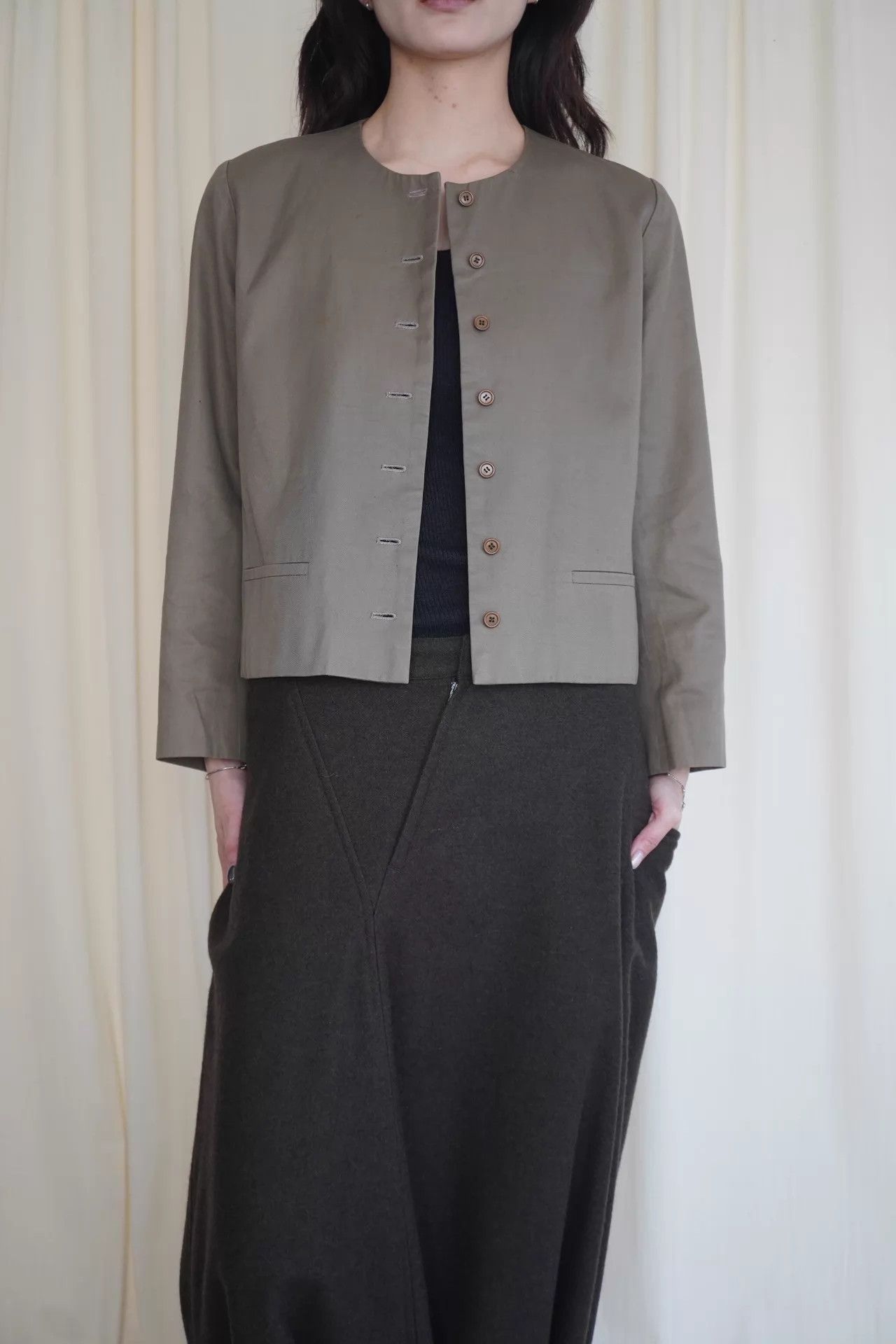 Kenzo Kenzo 80s Early Straight Cut Cotton Short Jacket M Size M / US 6-8 / IT 42-44 - 2 Thumbnail