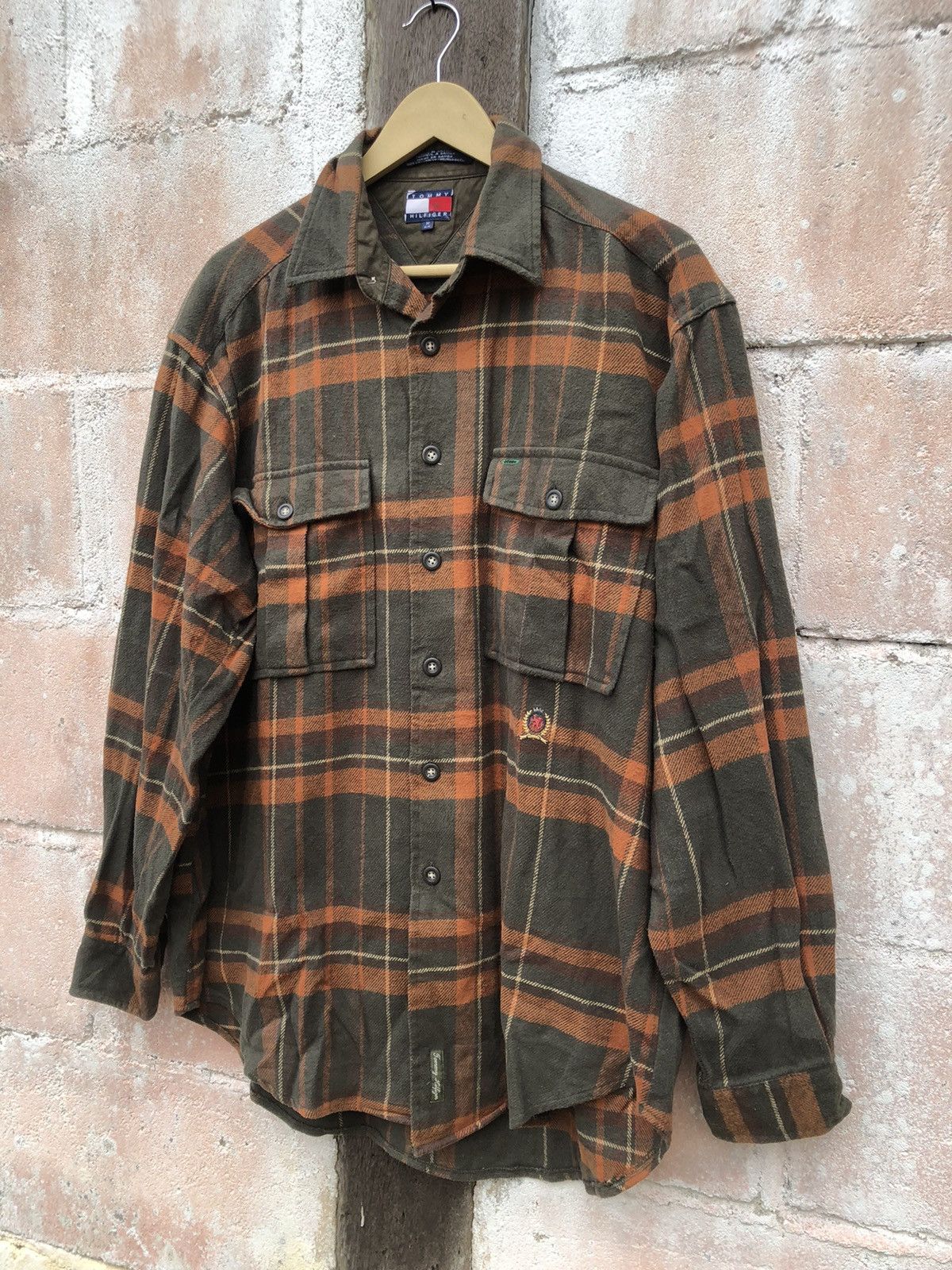 Flannel × Tommy Hilfiger Tommy Hilfiger Flannel Shirt Button Up Size US M / EU 48-50 / 2 - 3 Thumbnail