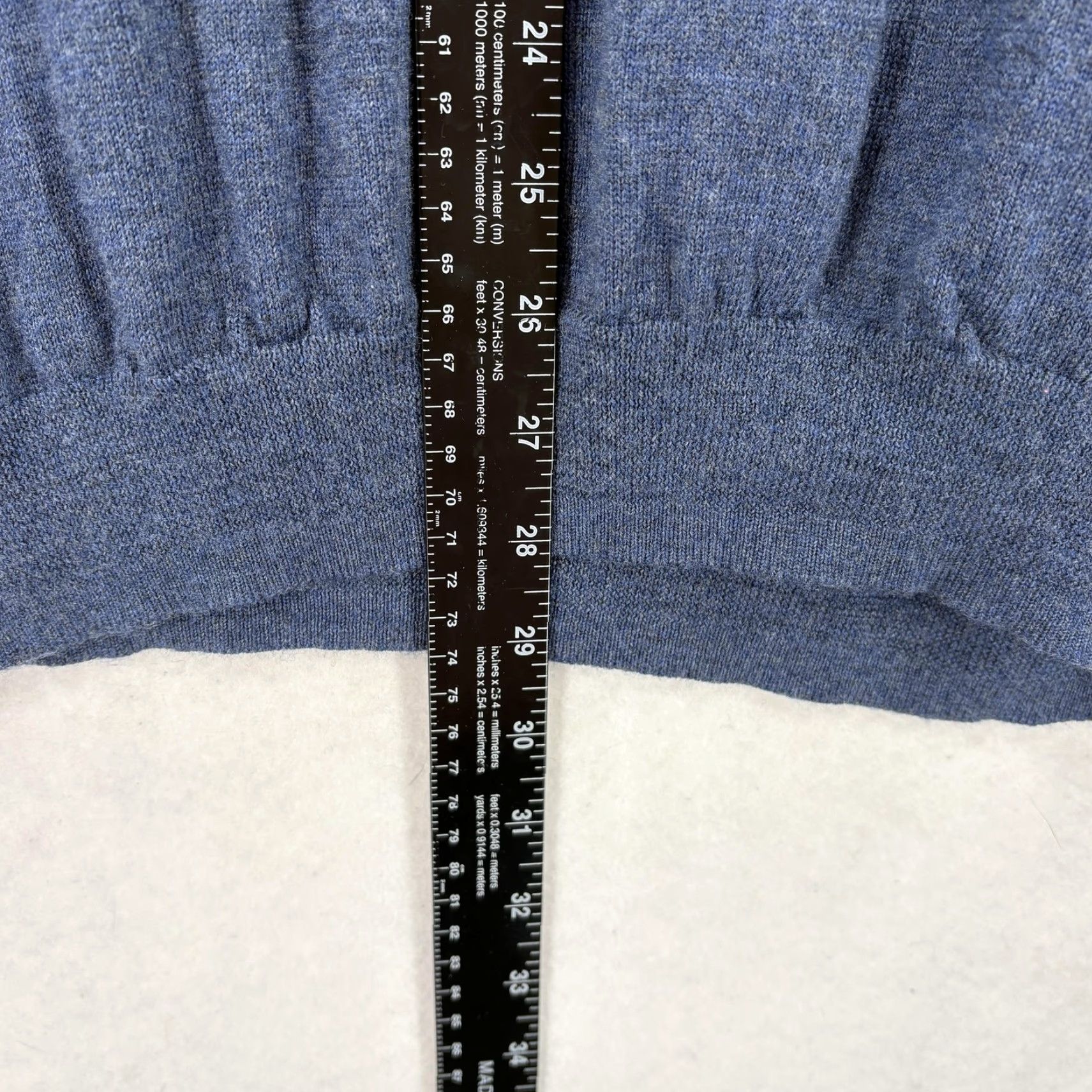 Joseph Abboud Joseph Abboud Sweater Polo Mens XL Blue 100% Merino Wool Collared Knit Pullover Size US XL / EU 56 / 4 - 7 Thumbnail