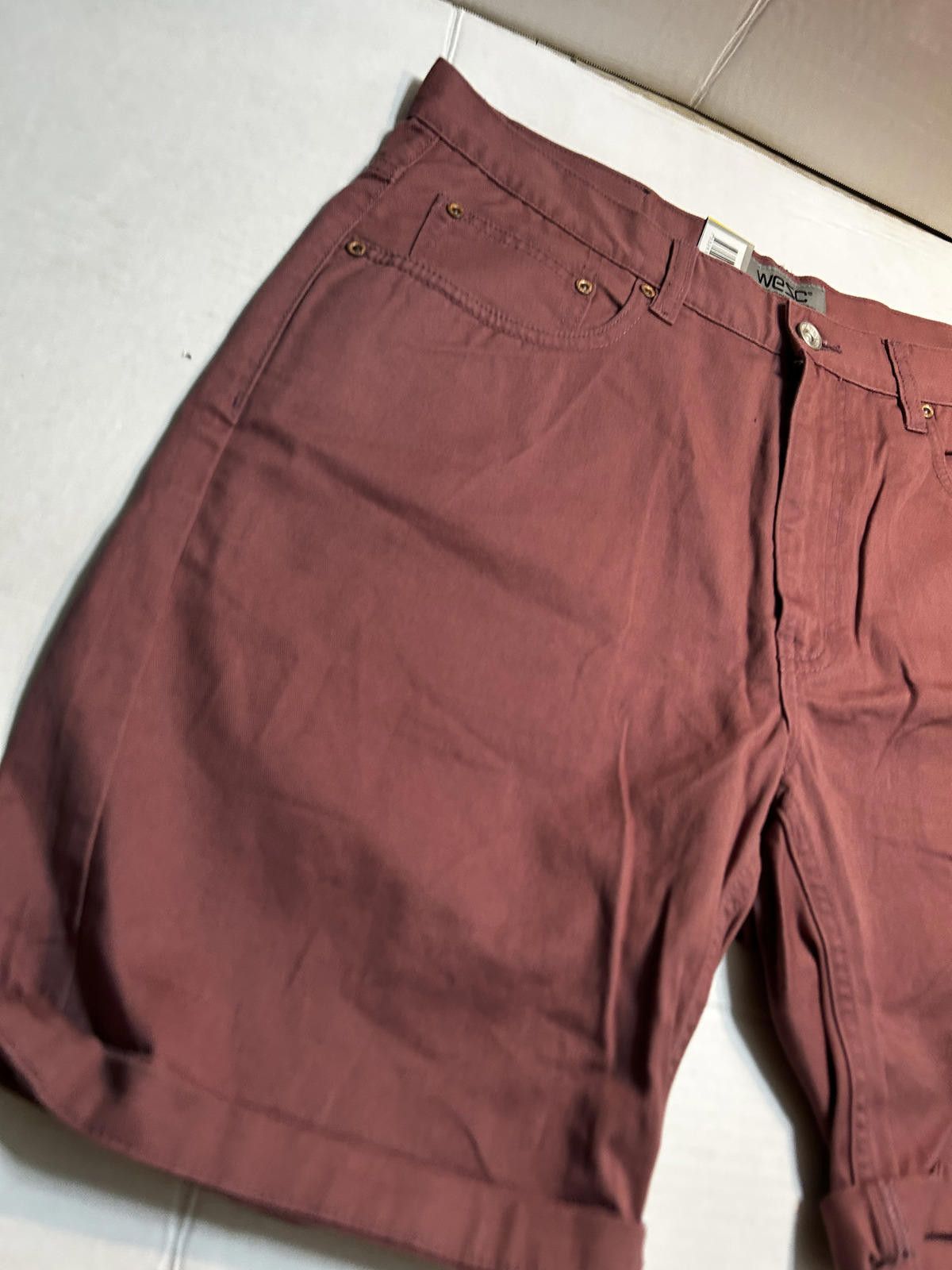 WeSC WeSC Men’s Chino Shorts Deadstock NEW WITH TAGS — Mauve/Rose Size US 32 / EU 48 - 6 Thumbnail