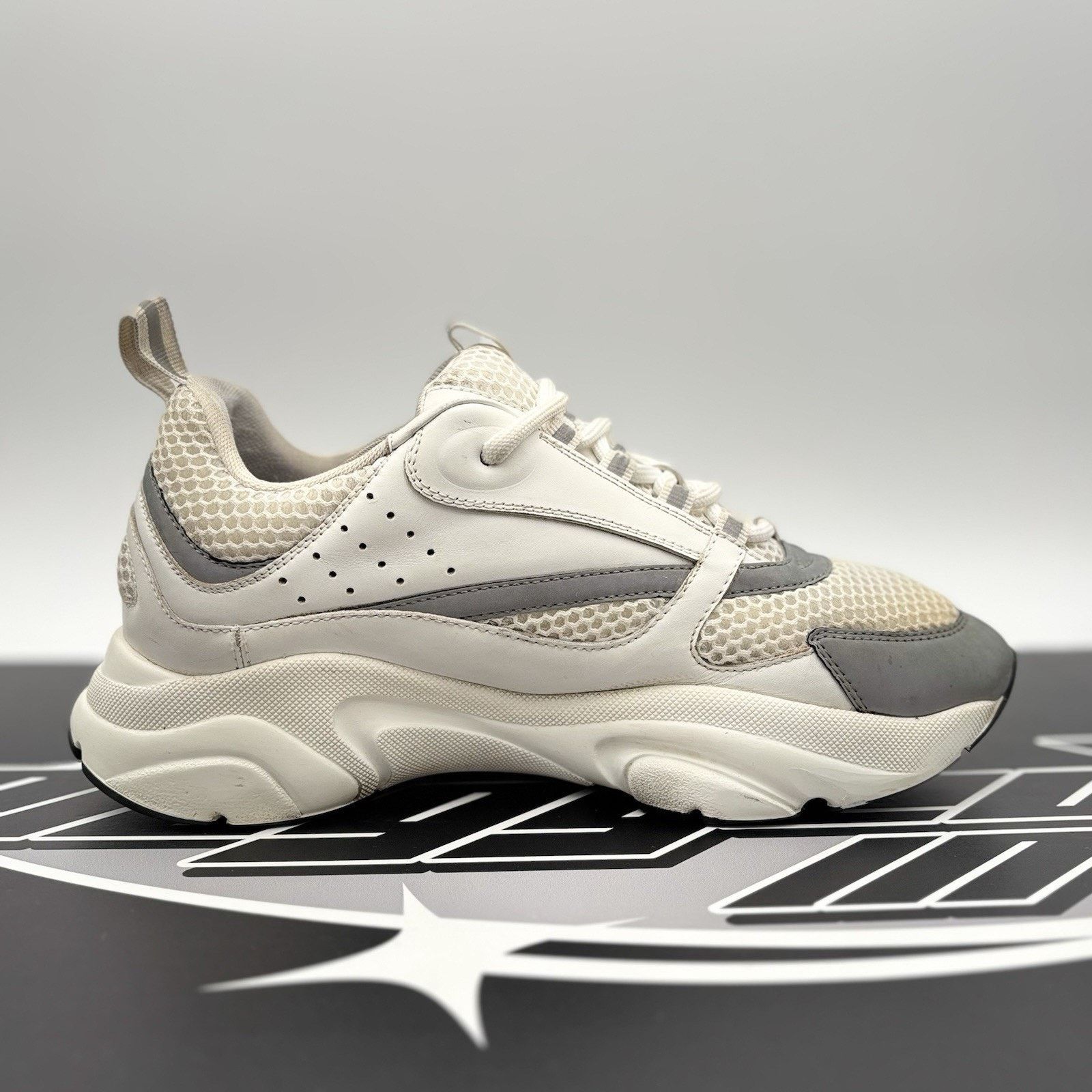 Dior Size 41 (8 US) - Dior B22 Sneaker ' White Reflective ' Size US 8 / EU 41 - 13 Thumbnail
