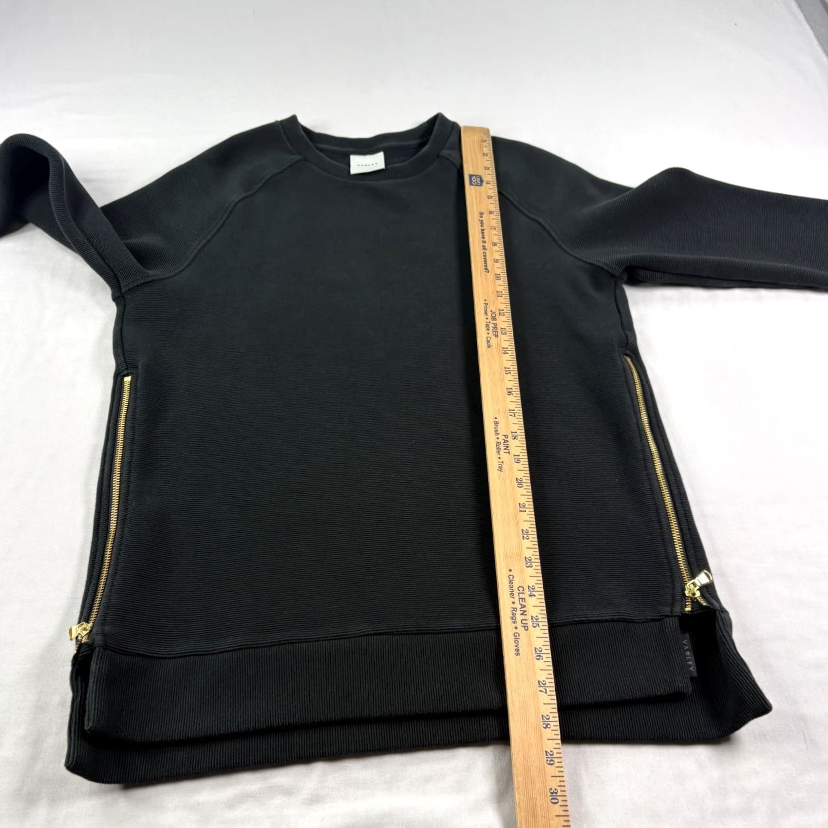 Varley Varley Sweatshirt Womens Medium Black Manning Pullover Crew Neck Sweatshirt Size M / US 6-8 / IT 42-44 - 5 Thumbnail